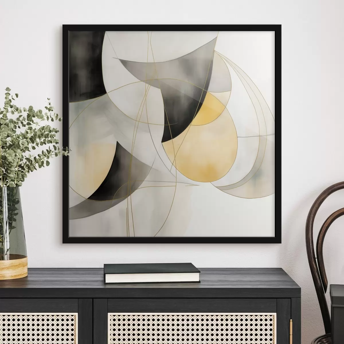 Poster Abstraction géométrique dans un style moderne f46328