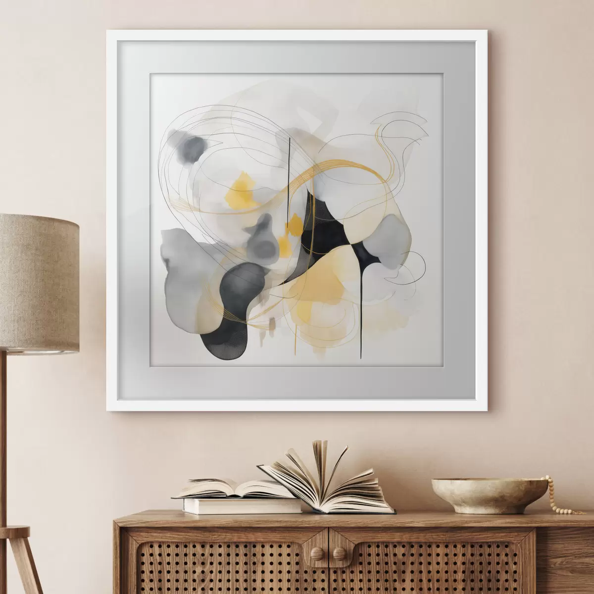 Poster Lignes et mélodie f46335