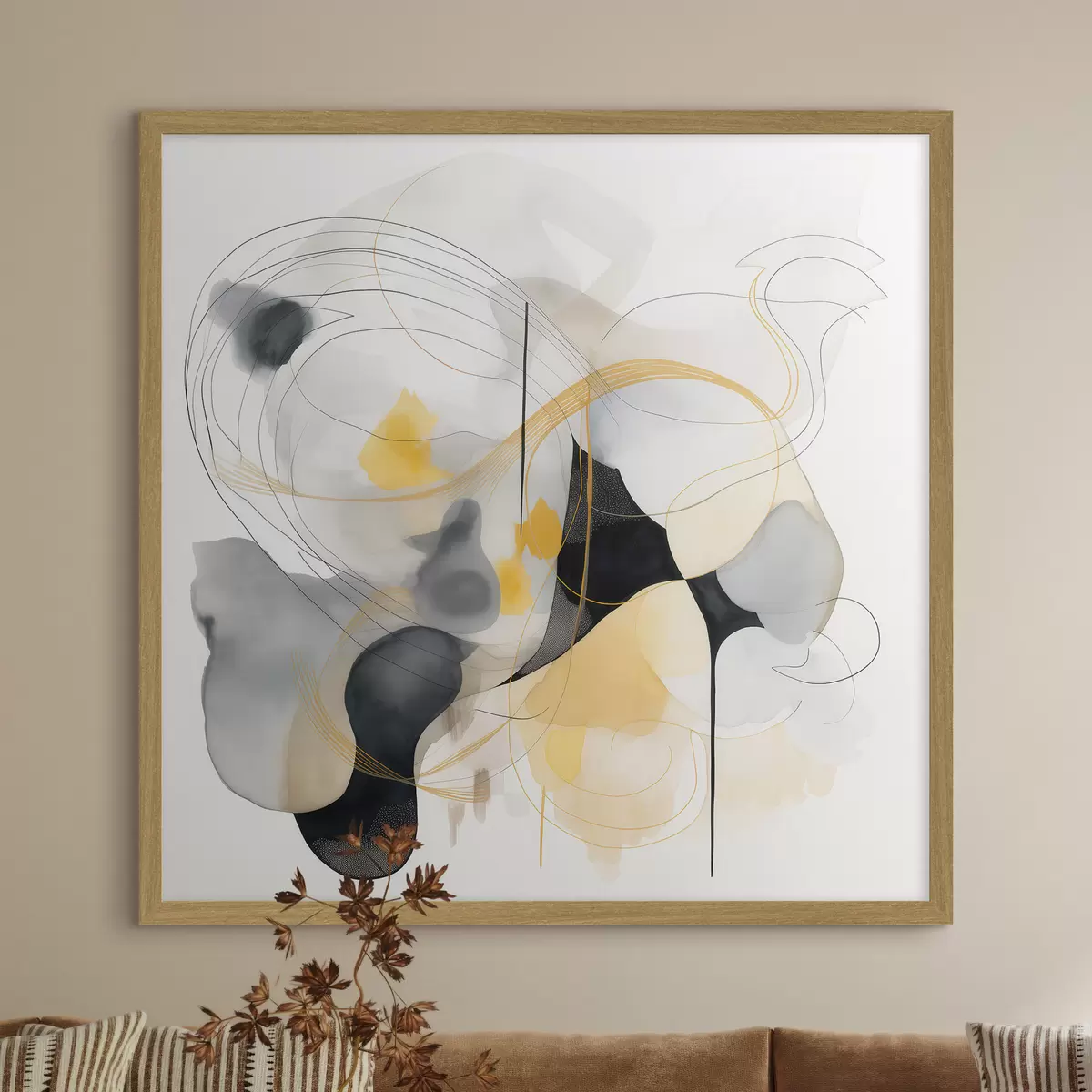 Poster Lignes et mélodie f46335