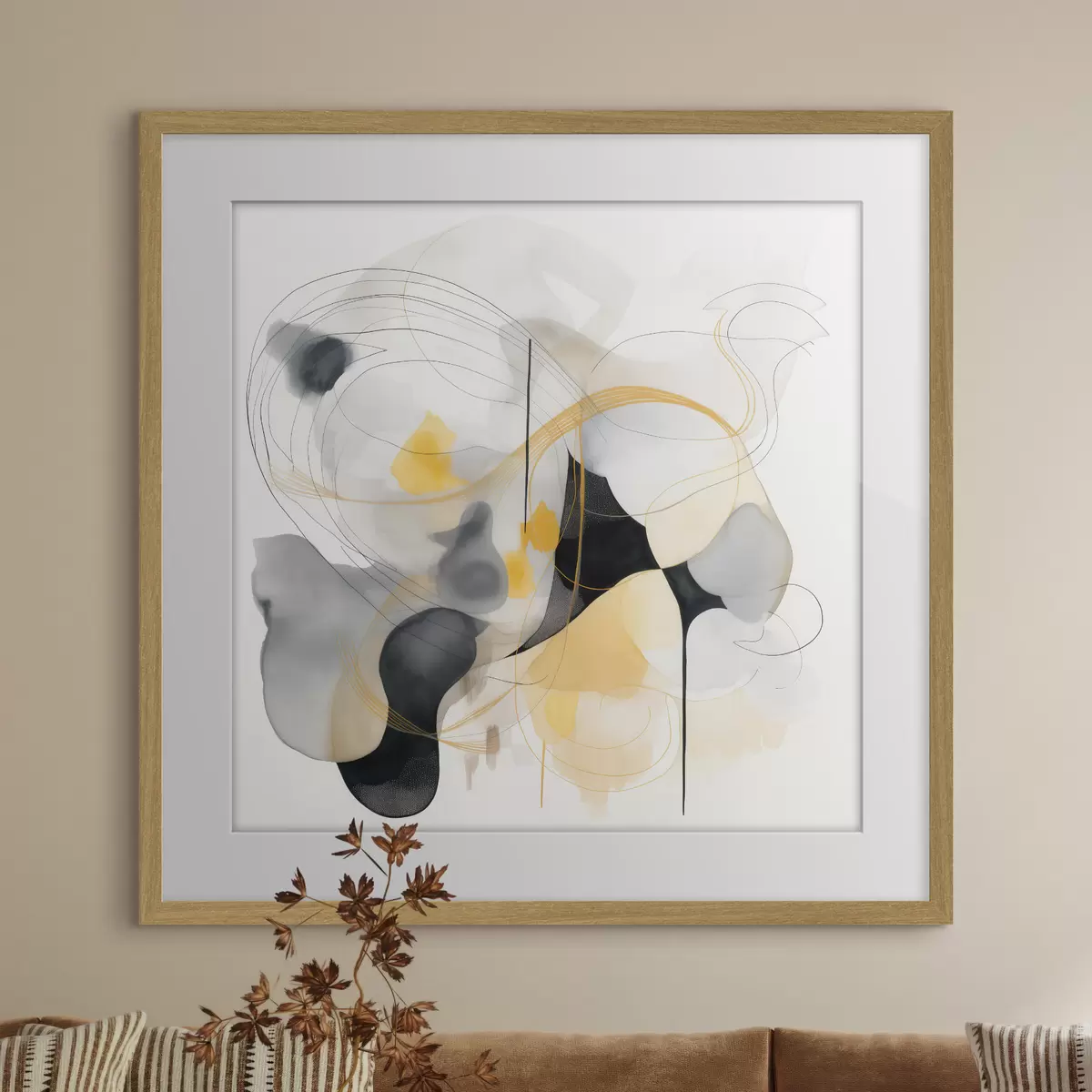 Poster Lignes et mélodie f46335
