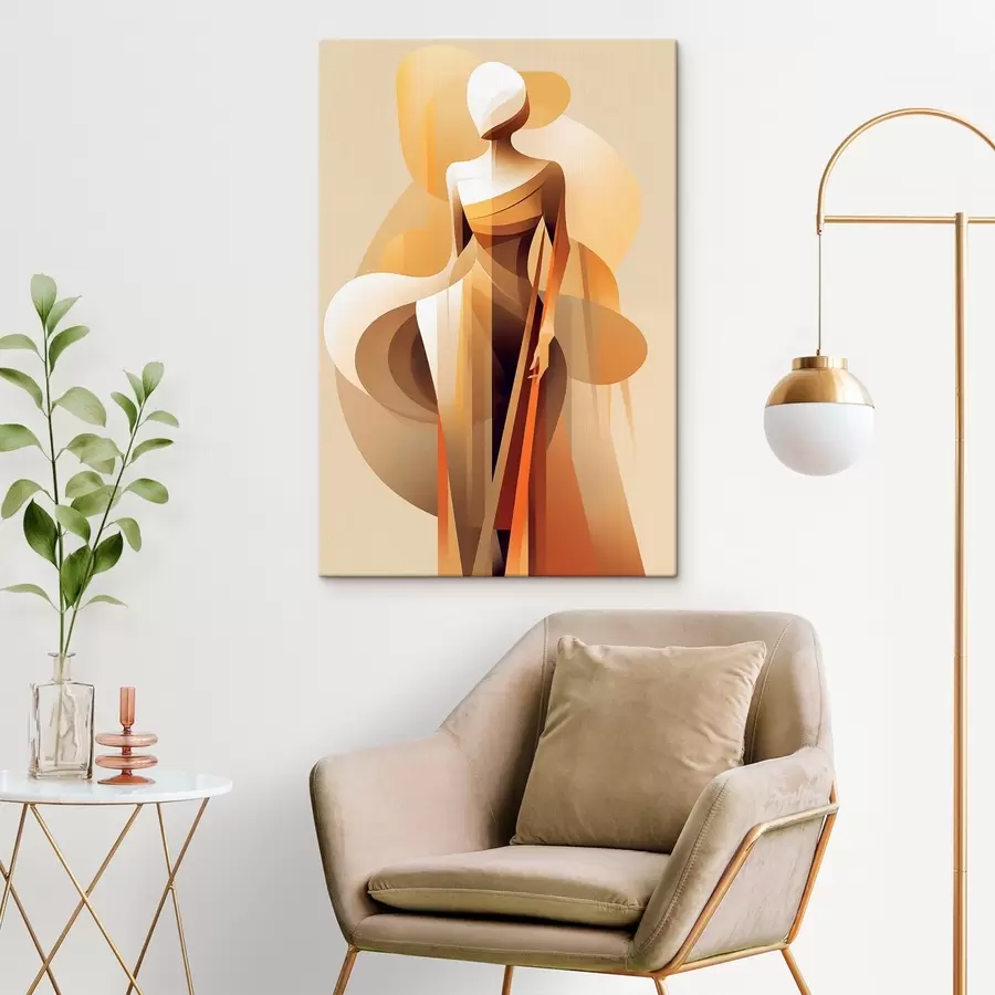 Tableau Silhouette abstraite s46357