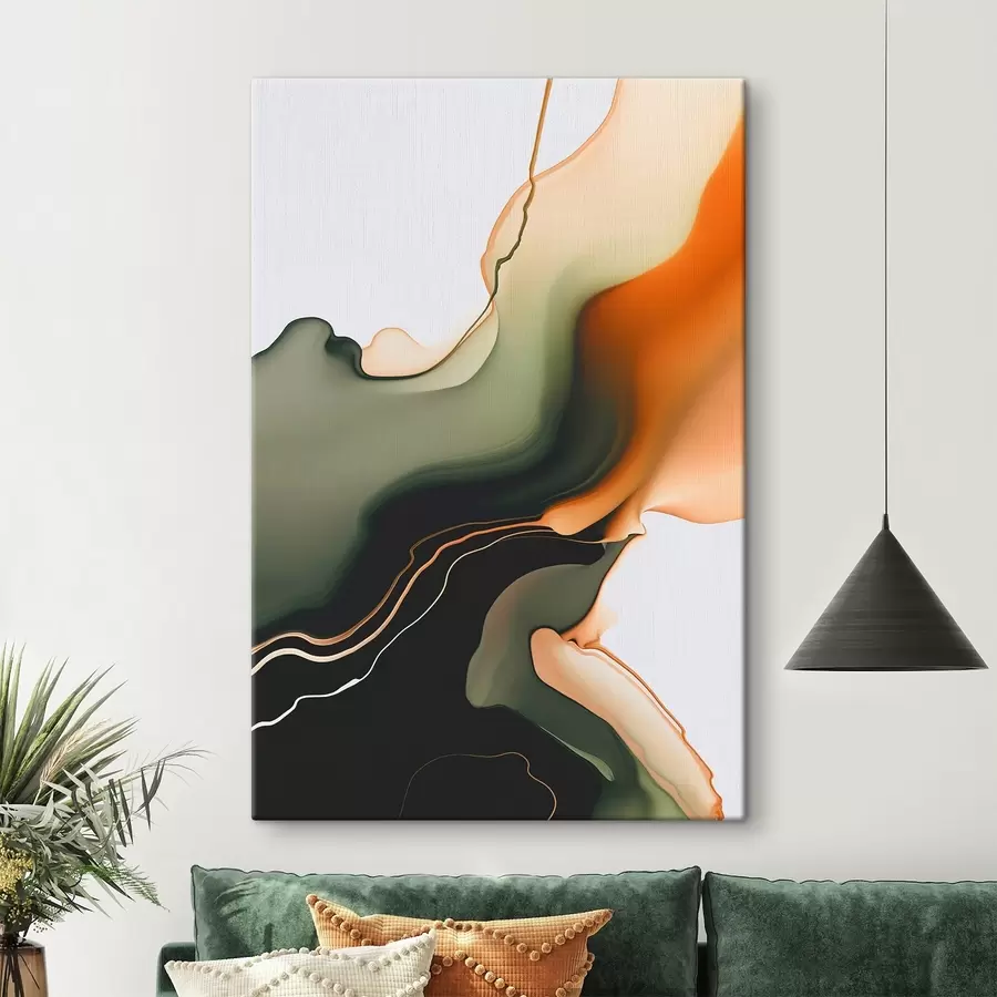 Tableau Vague abstraite s46448