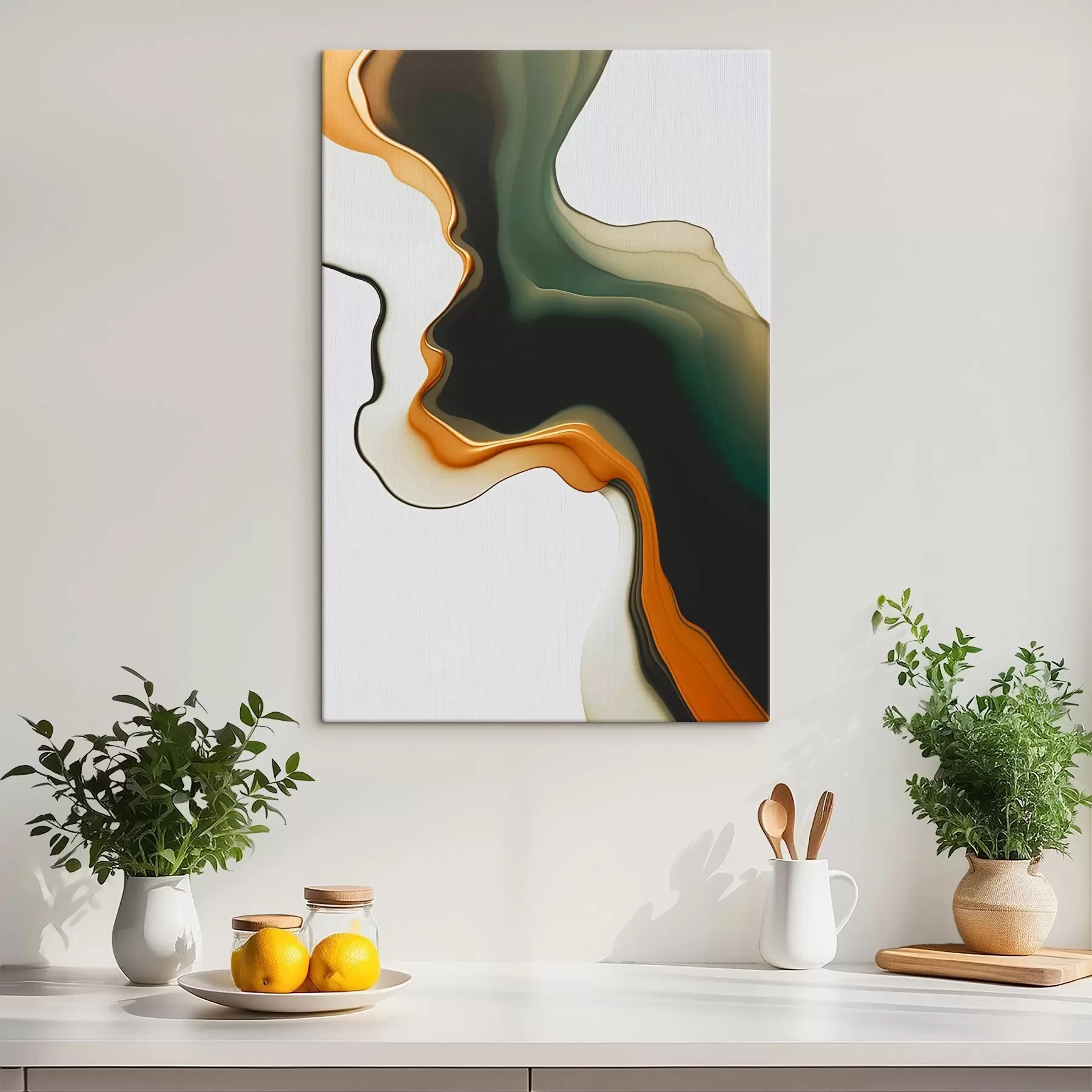 Tableau Vague abstraite s46449