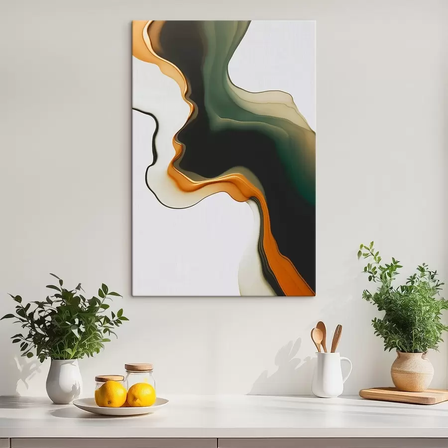 Tableau Vague abstraite s46449