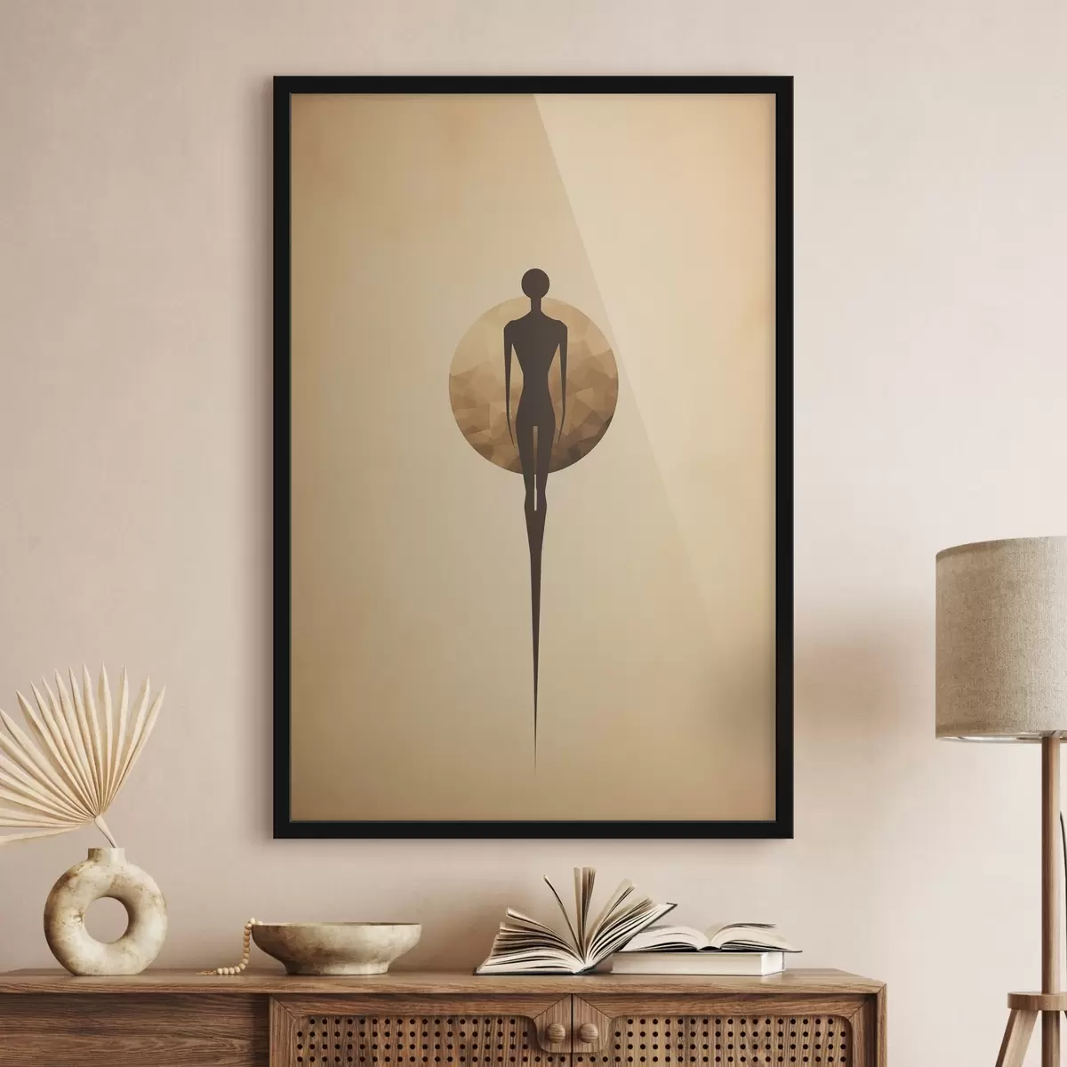 Poster Silhouette abstraite f46356