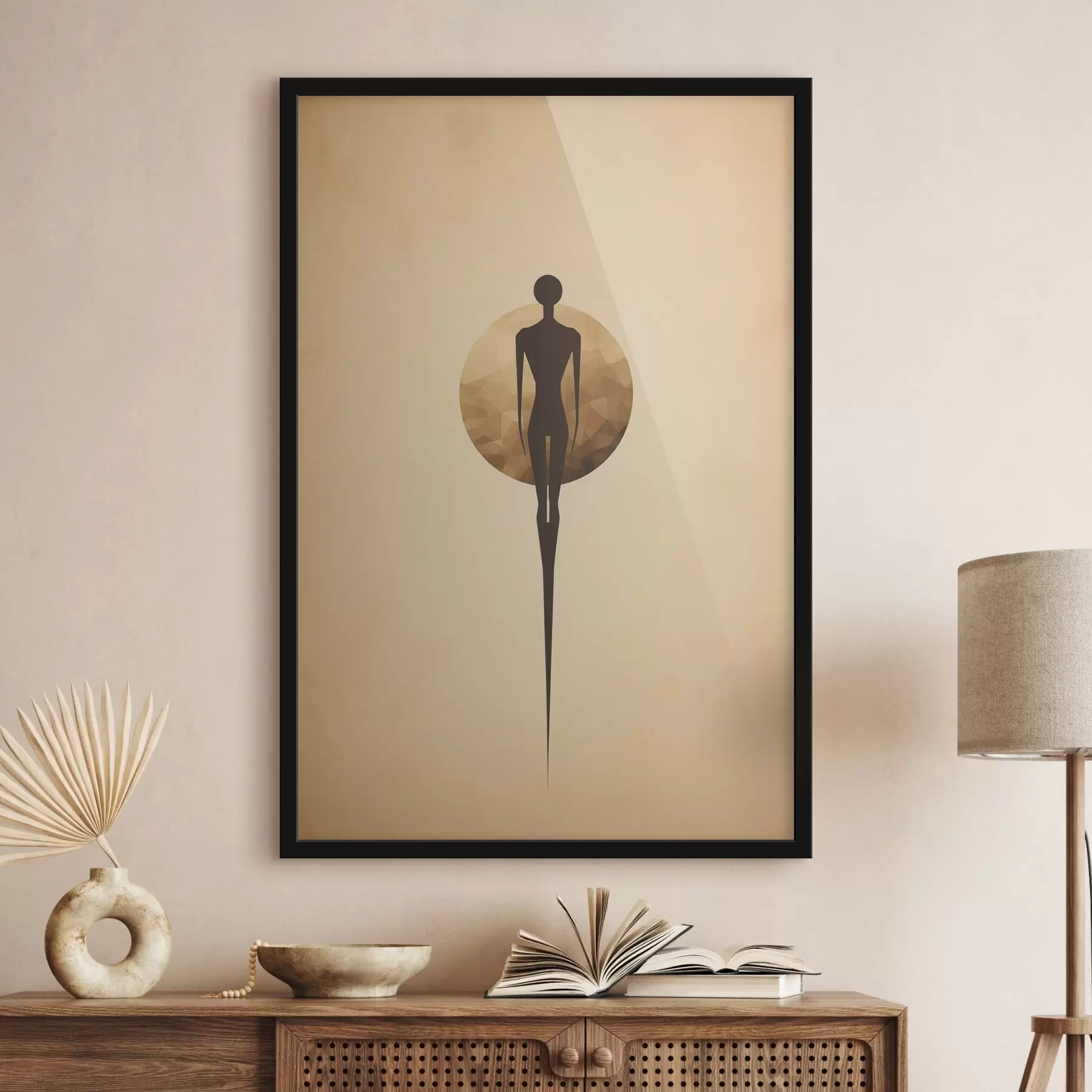 Papier peint Silhouette abstraite f46356