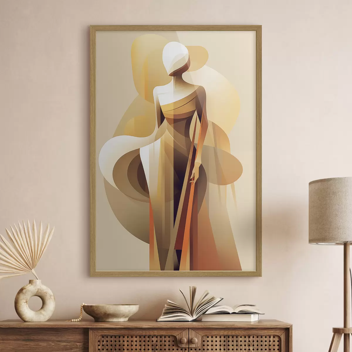 Poster Silhouette abstraite f46357