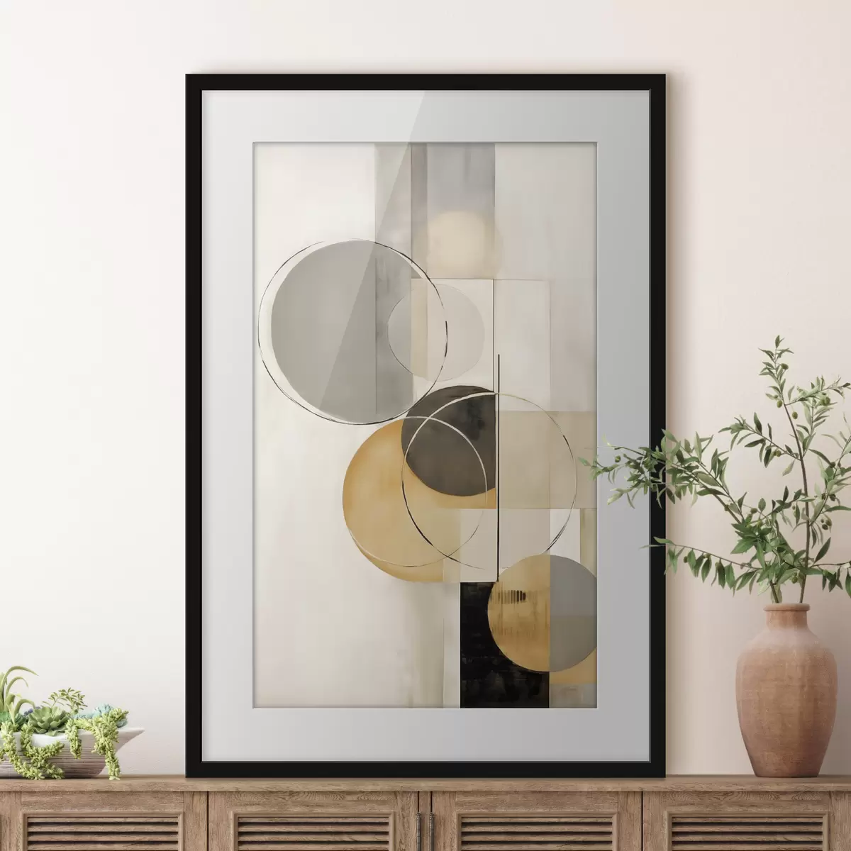 Poster Cercles et instant f46358