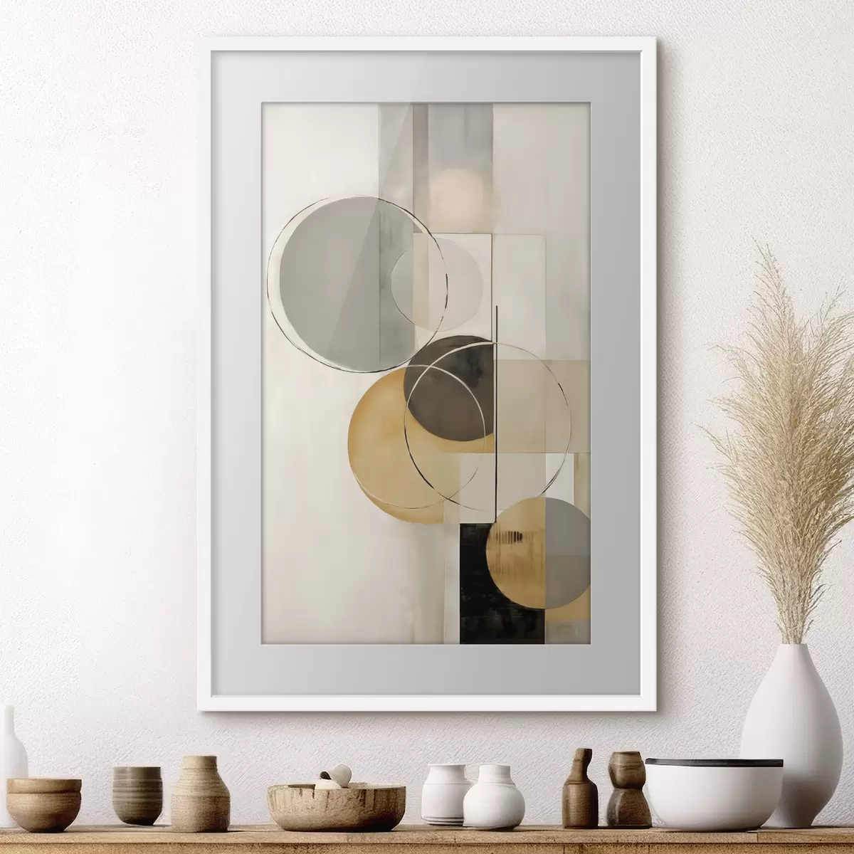 Poster Cercles et instant f46358