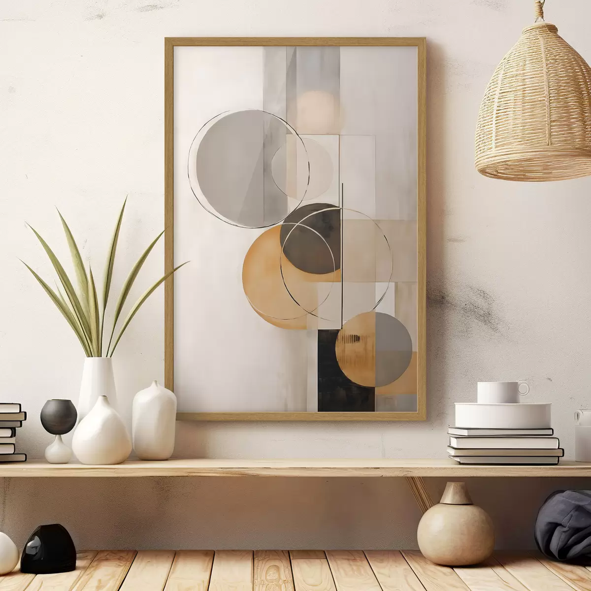 Poster Cercles et instant f46358