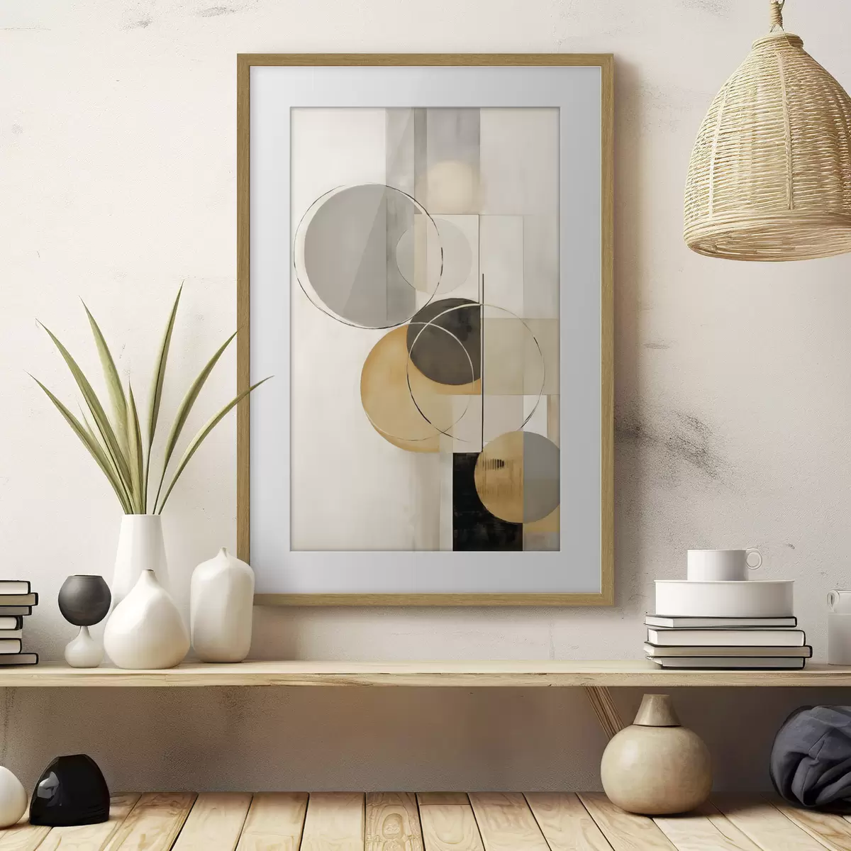 Poster Cercles et instant f46358