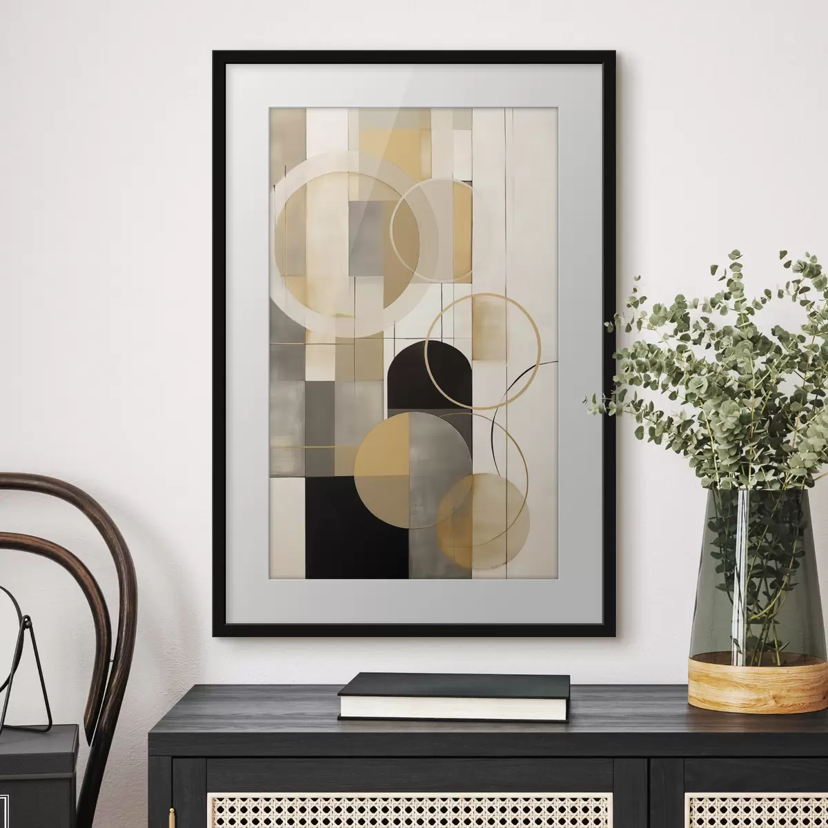Poster Cercles et force f46359