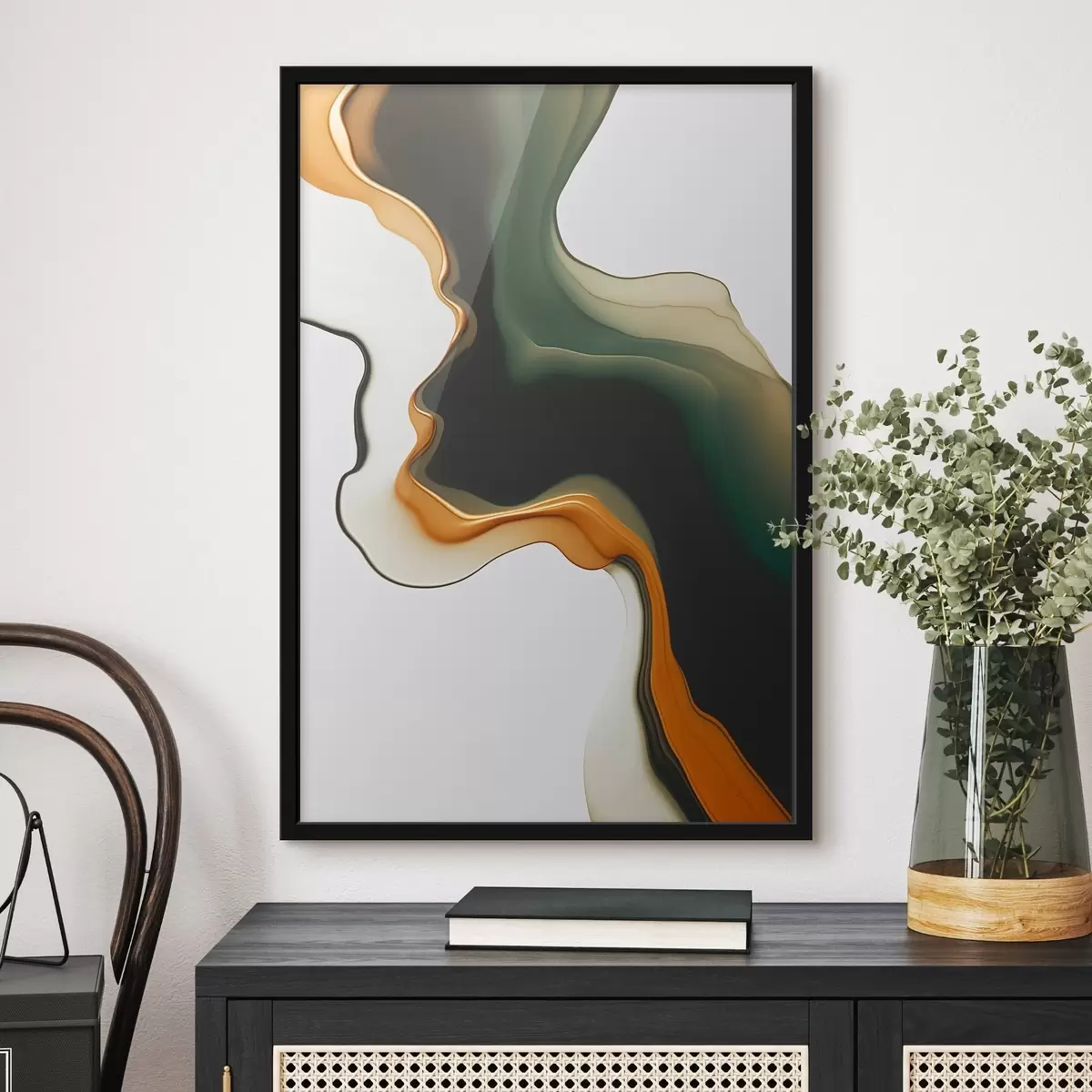 Poster Vague abstraite f46449