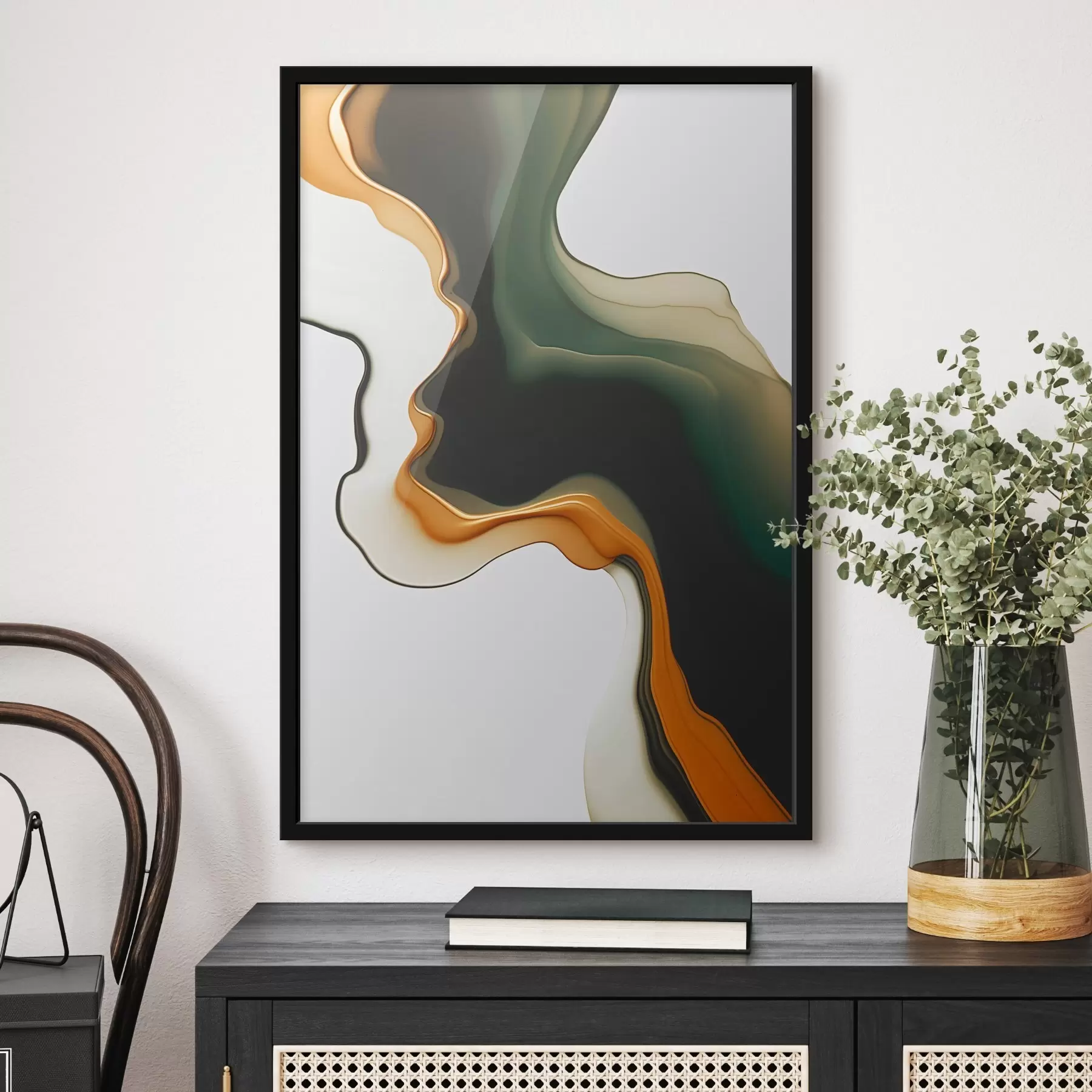 Papier peint Vague abstraite f46449