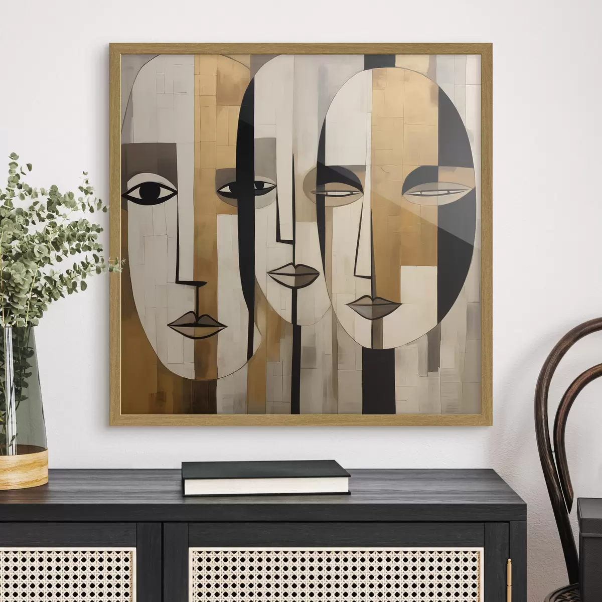 Poster Visages abstraits f46452