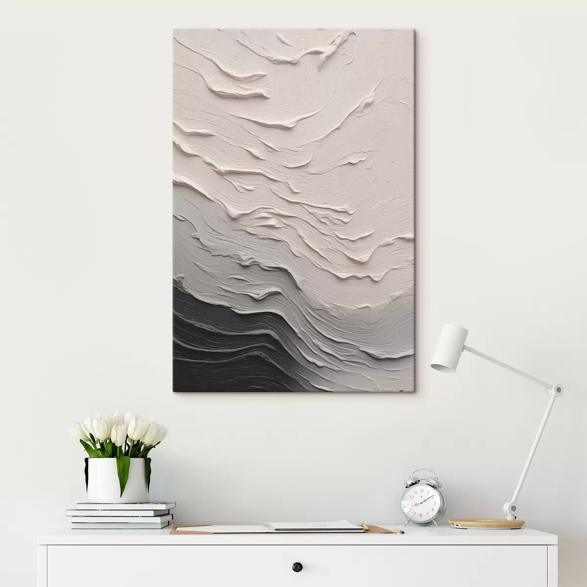 Tableau Texture ondulée s46475