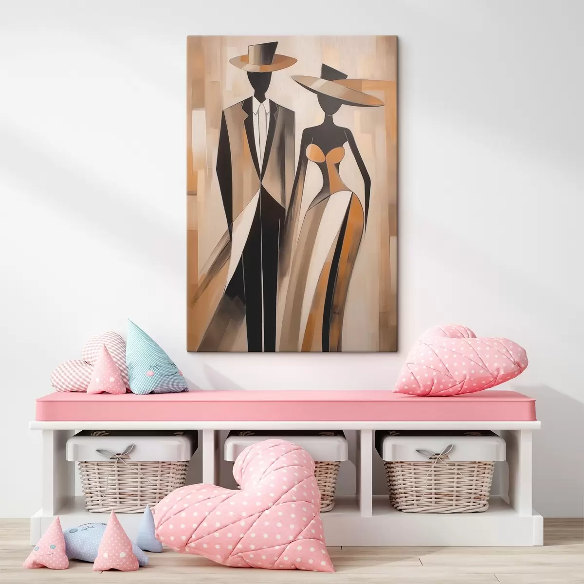 Tableau Silhouettes de couple s46477