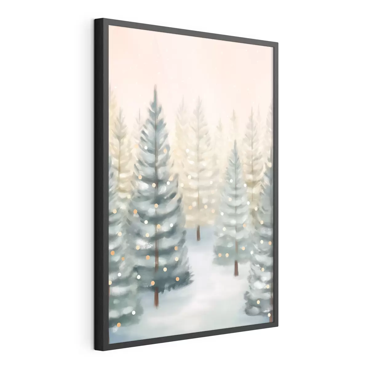 Poster Forêt de Noël f46456