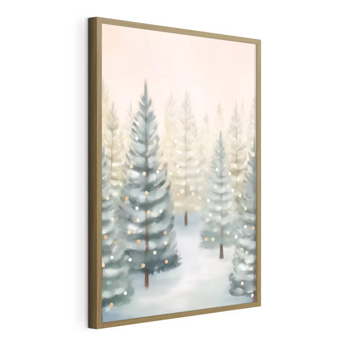 Poster Forêt de Noël f46456