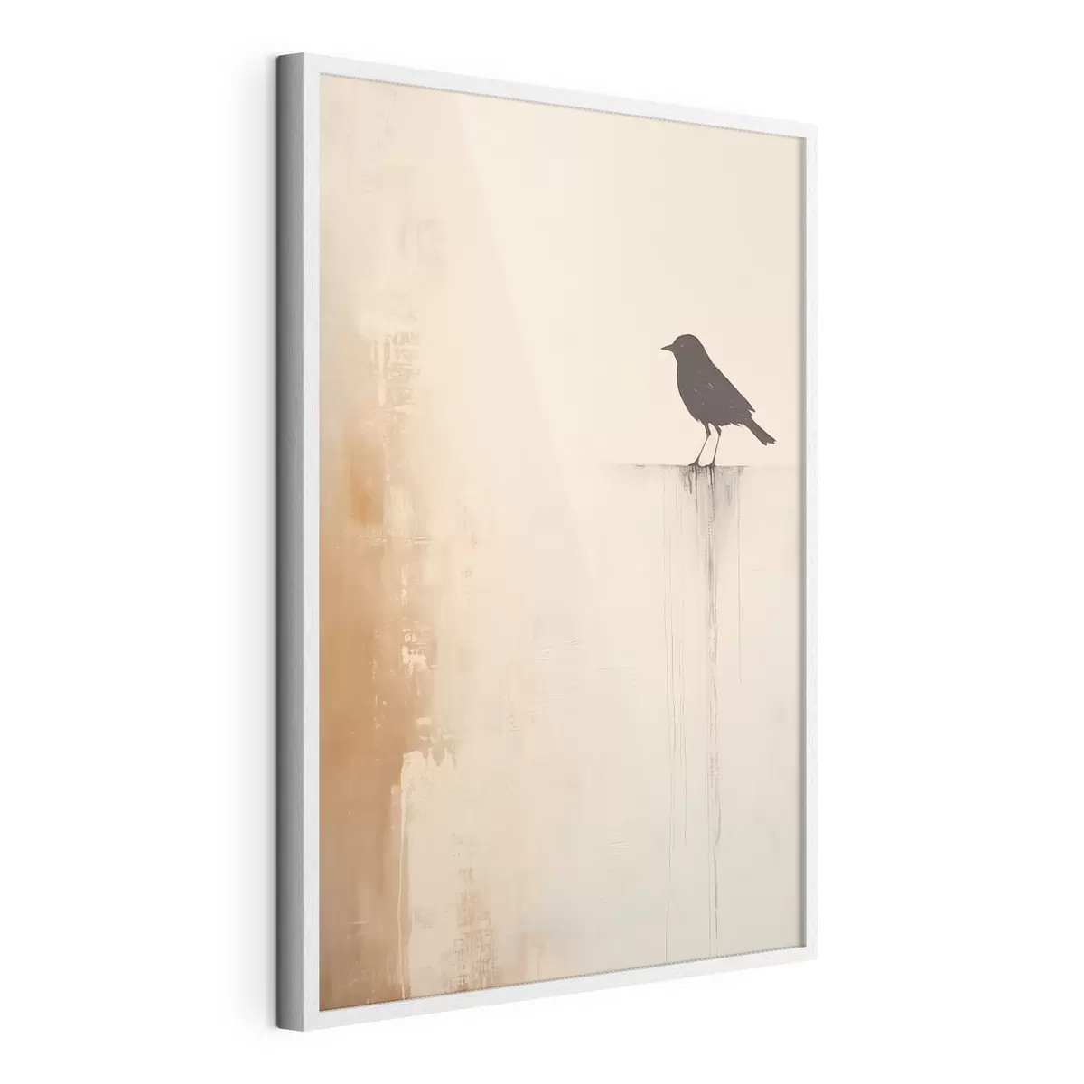 Poster Silhouette d'oiseau. Minimalisme abstrait f46466