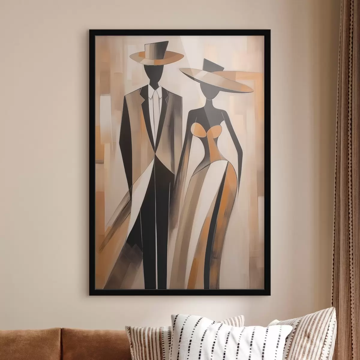 Poster Silhouettes de couple f46477