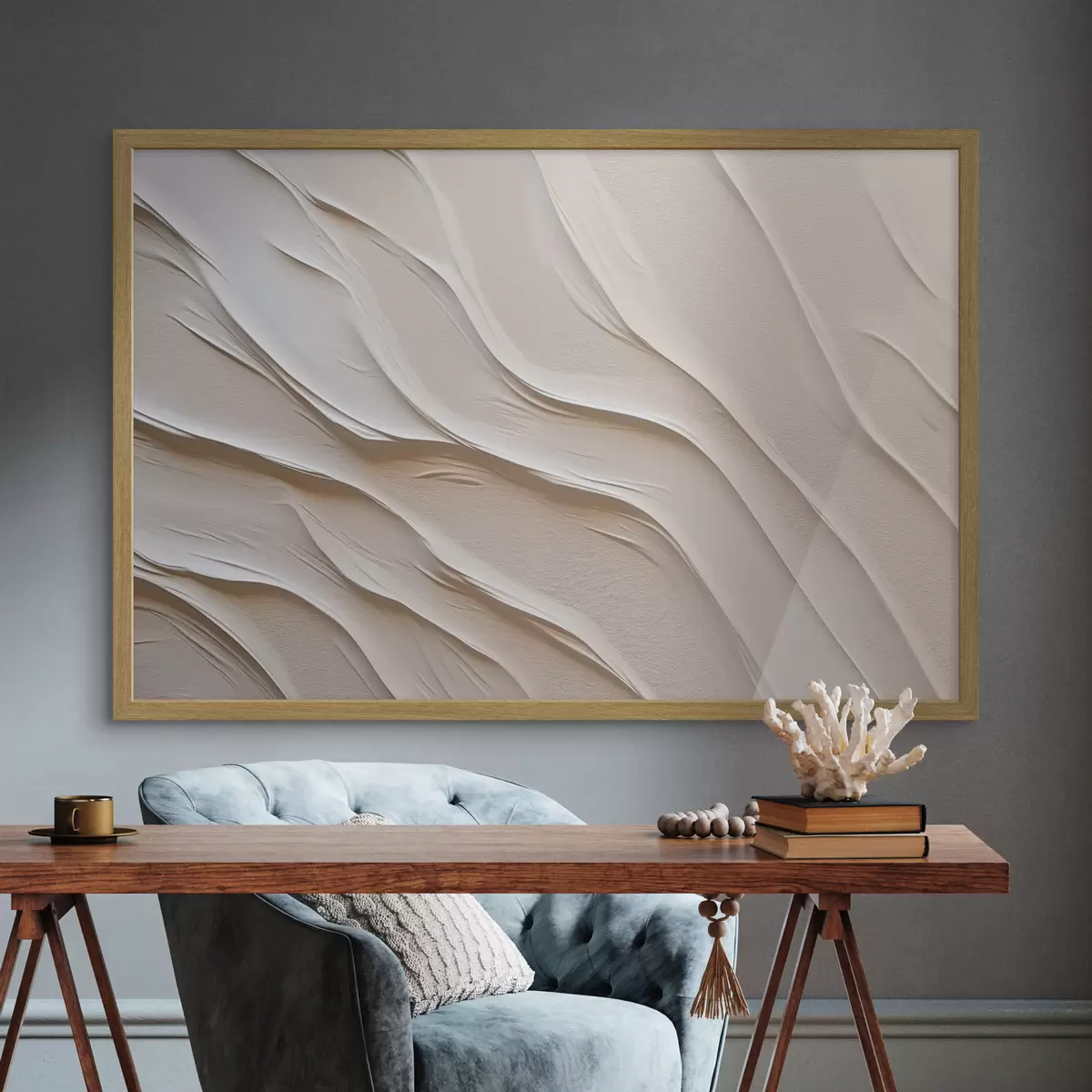 Poster Vagues, abstraction f46555