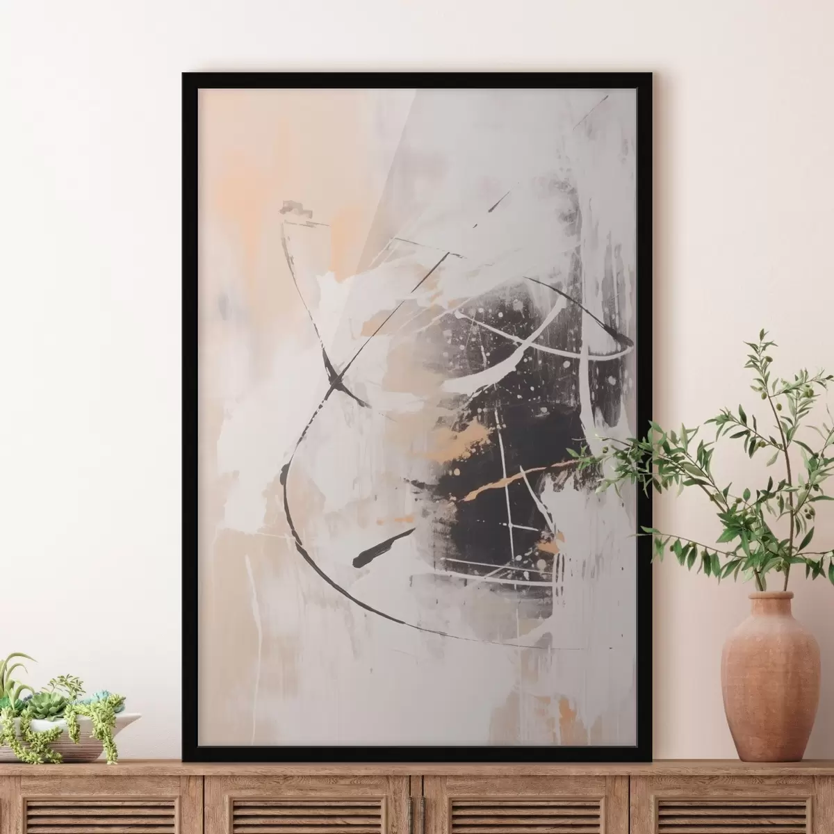 Poster Expressionnisme contrasté f46557