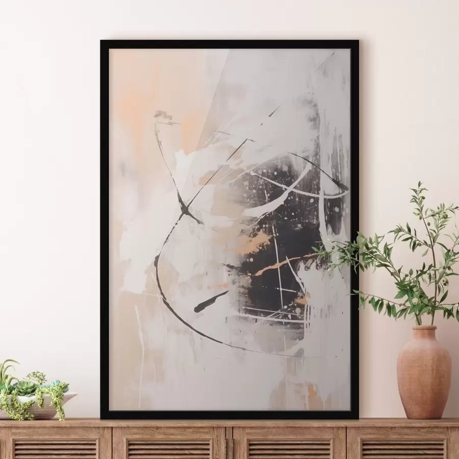 Papier peint Expressionnisme contrasté f46557