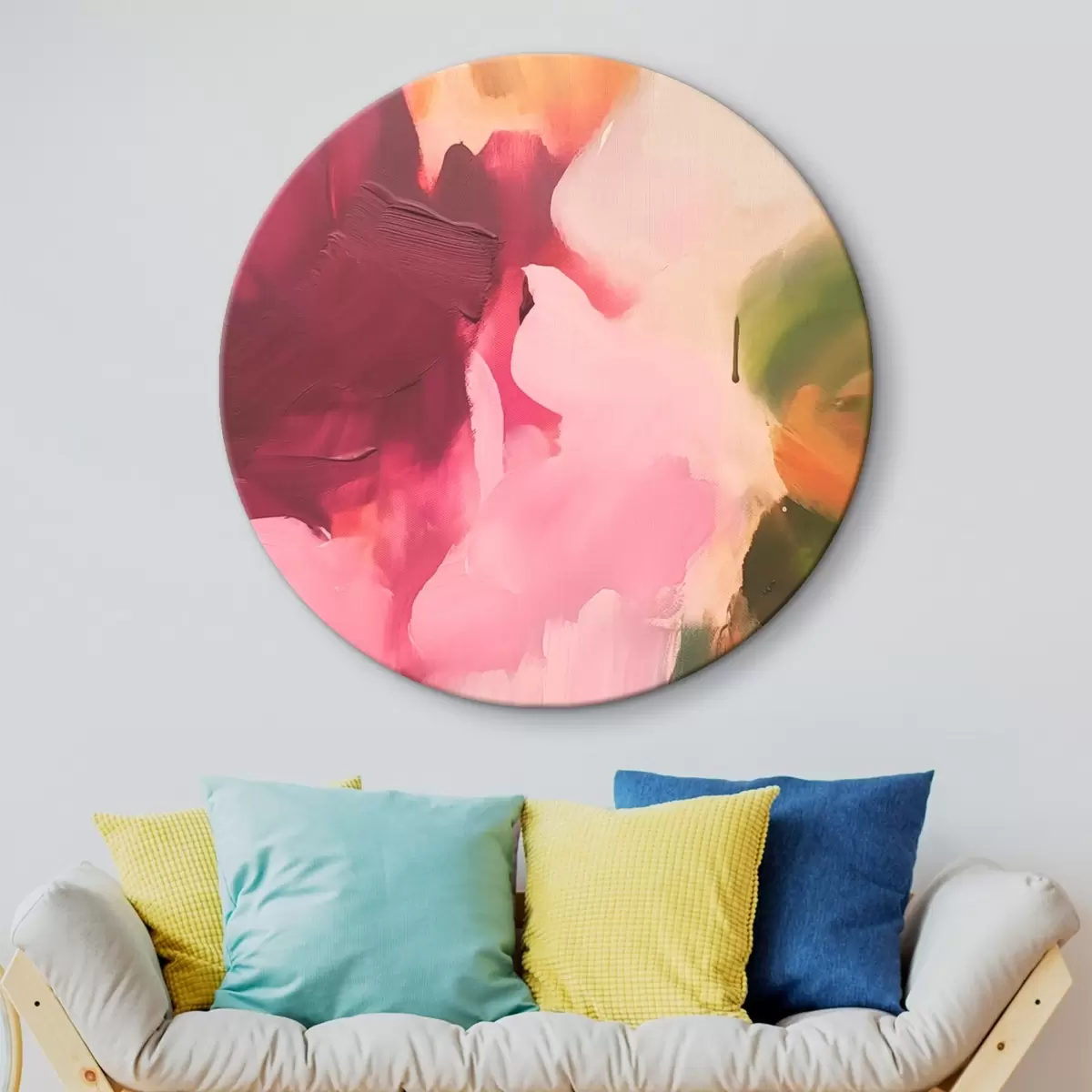 Tableaux rondes Peinture abstraite r46461