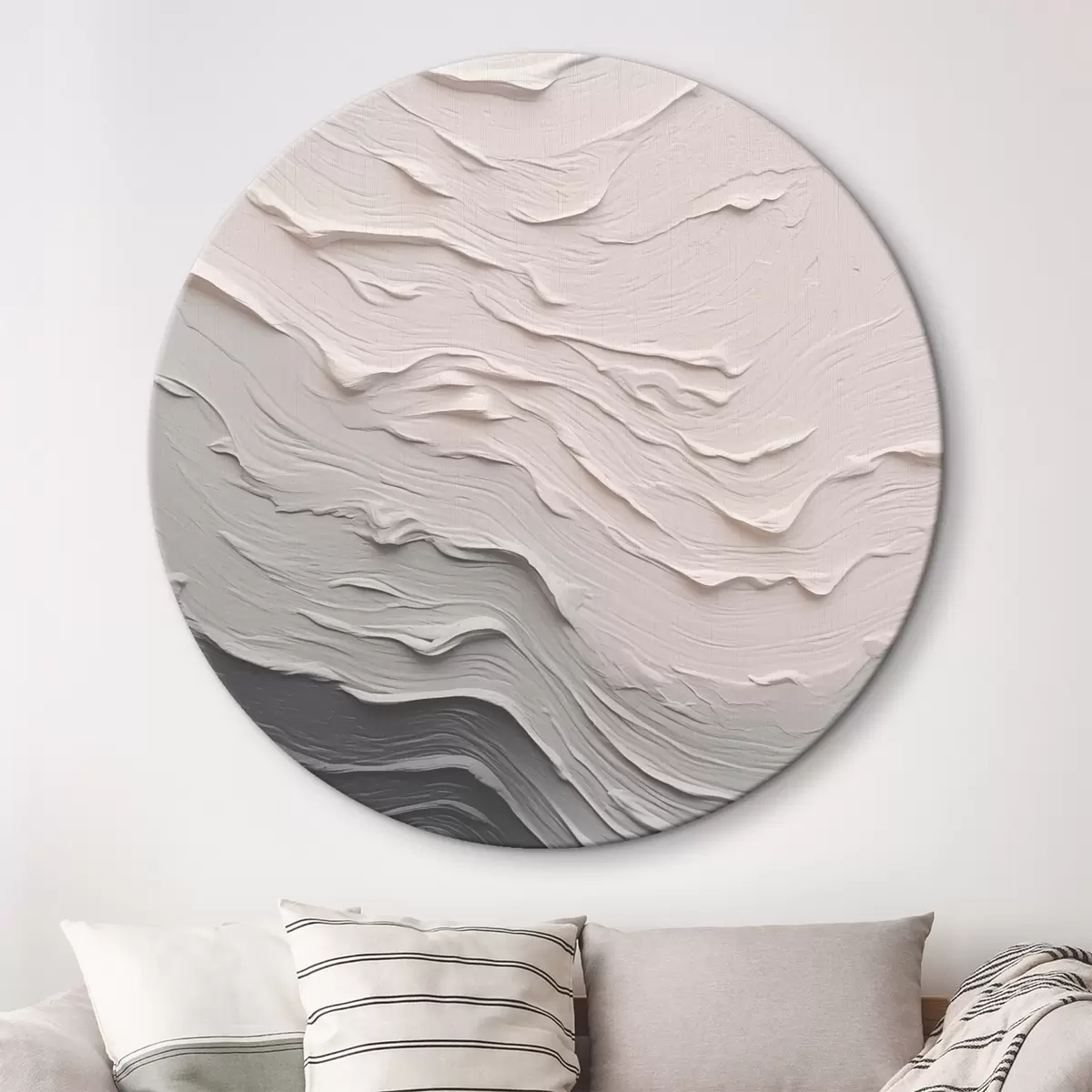 Tableaux rondes Jaguar style street art r46475