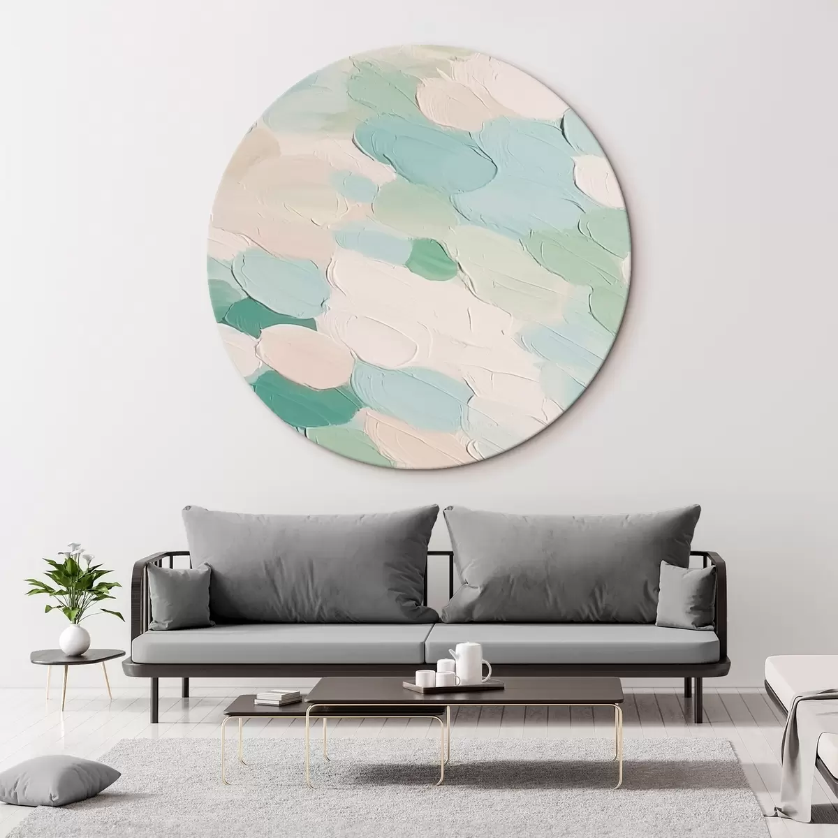 Tableaux rondes Abstraction r46559