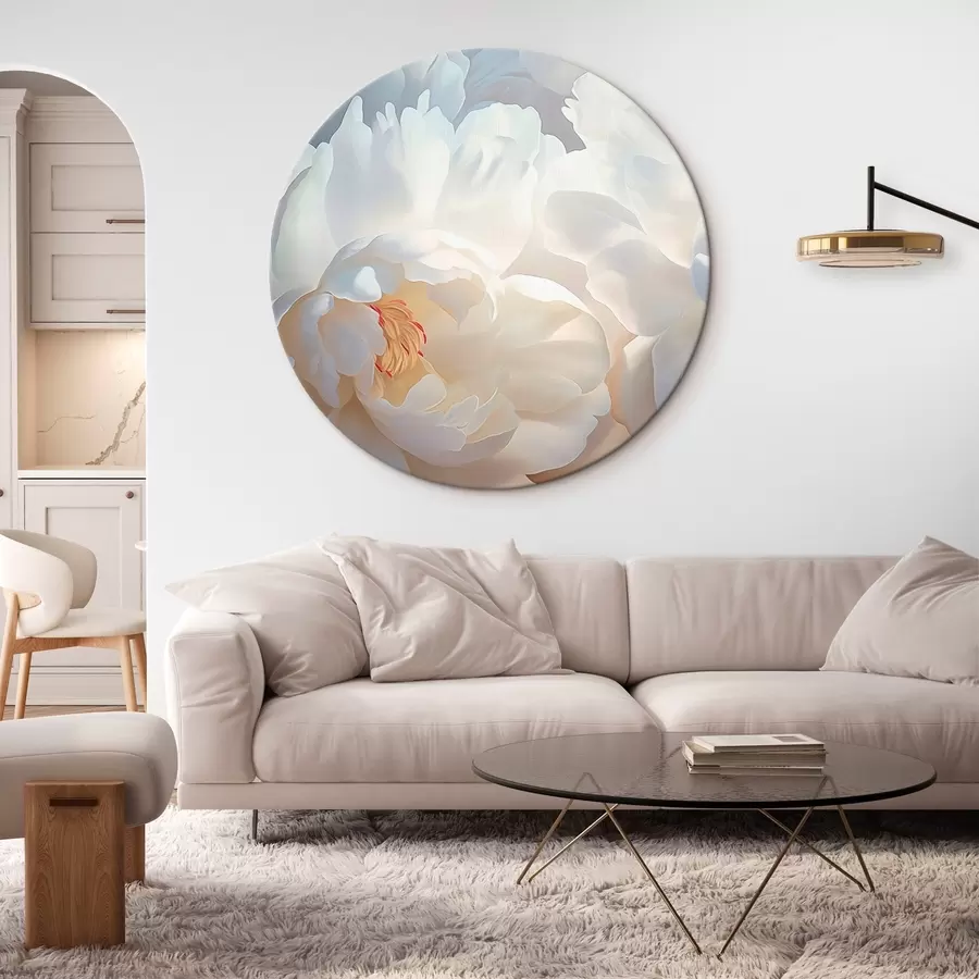 Tableau Grandes pivoines blanches r46560