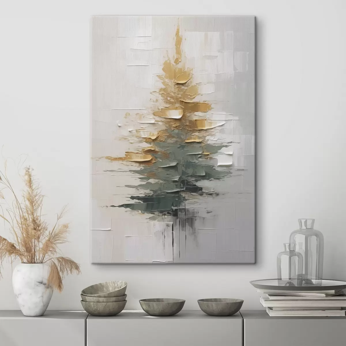 Tableau Épinette abstraite s46570