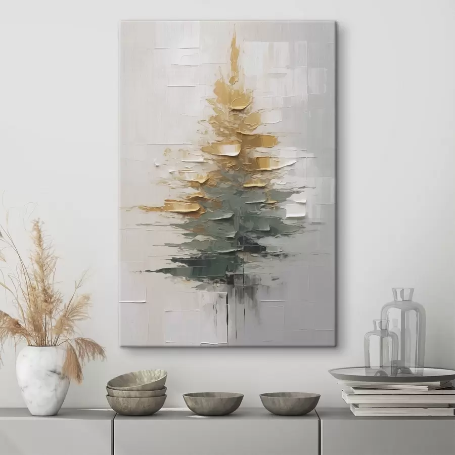 Tableau Épinette abstraite s46570