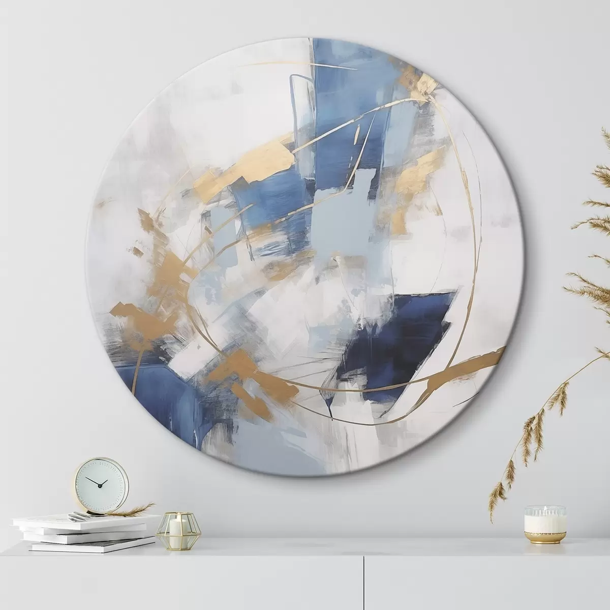 Tableaux rondes Abstraction r46564