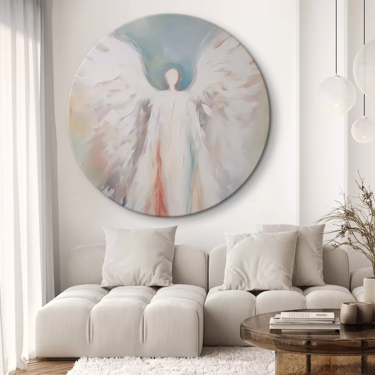 Tableaux rondes Ange r46567