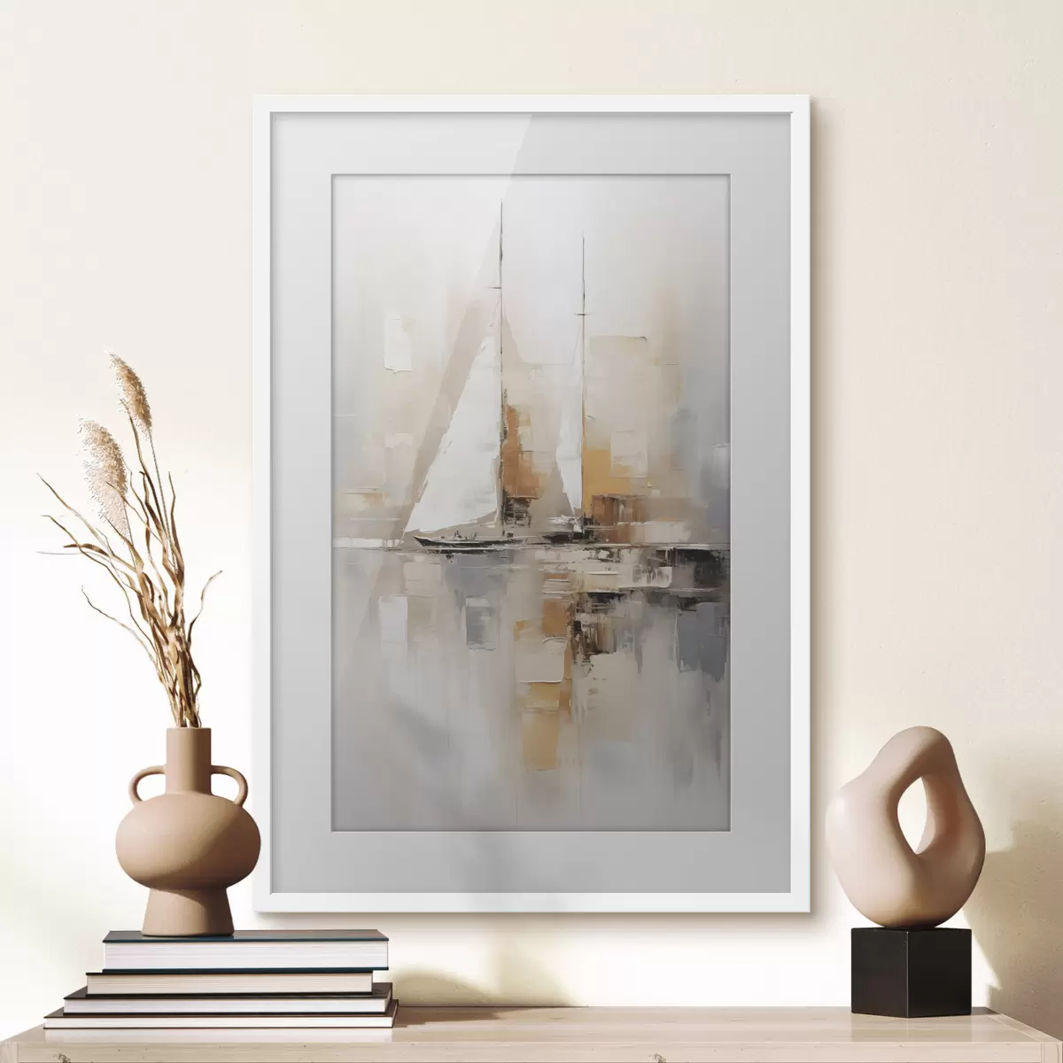 Poster Abstraction de voilier f46566