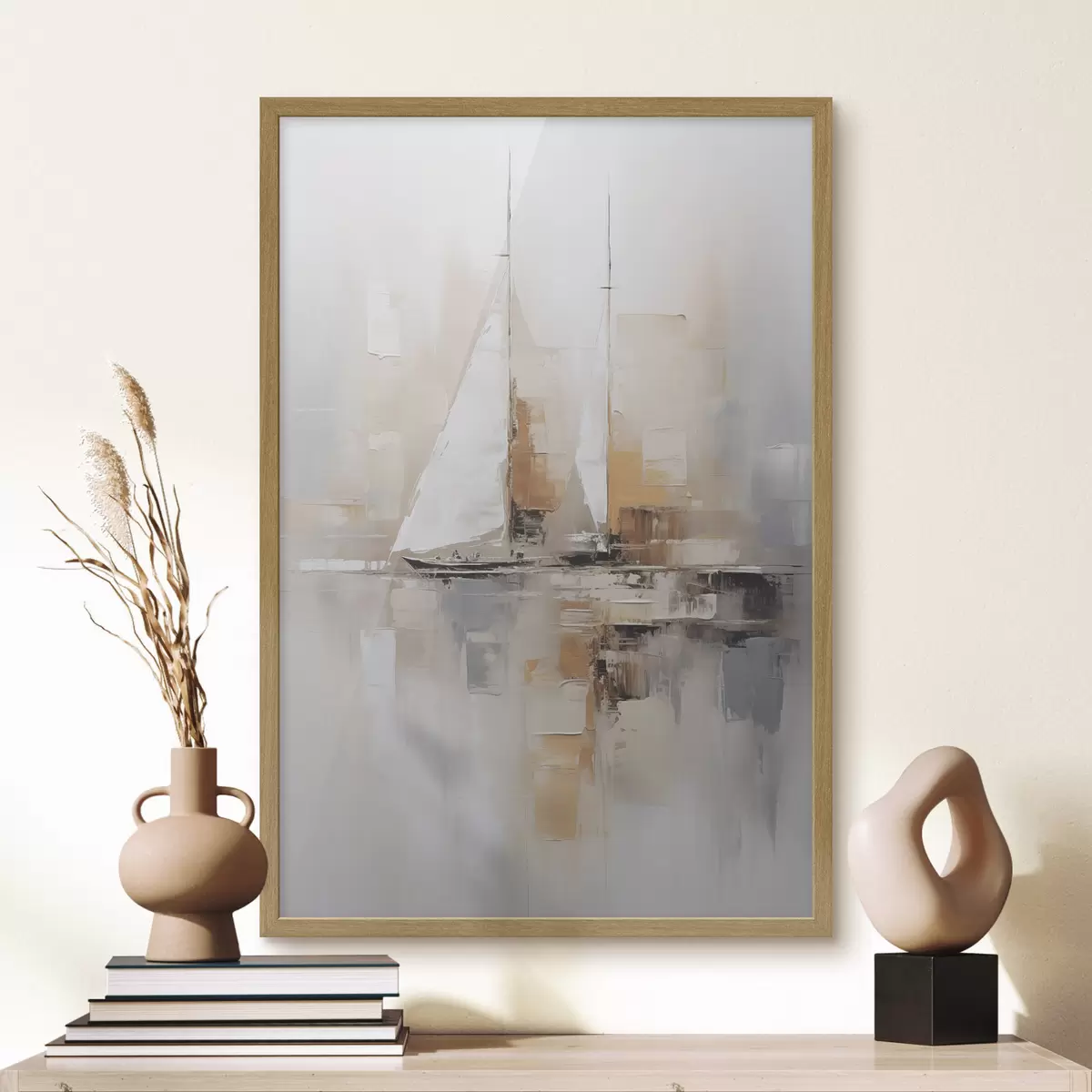 Poster Abstraction de voilier f46566