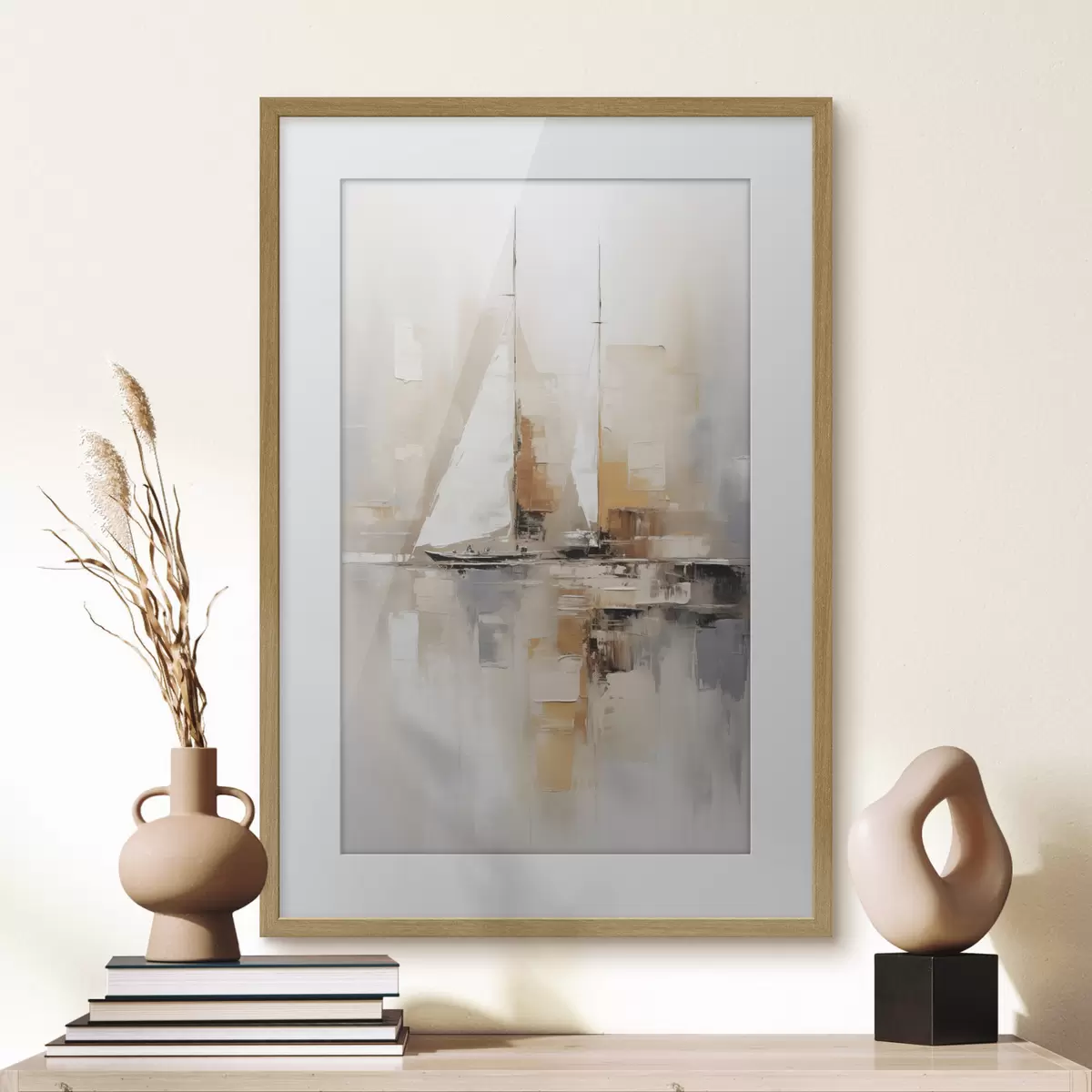 Poster Abstraction de voilier f46566