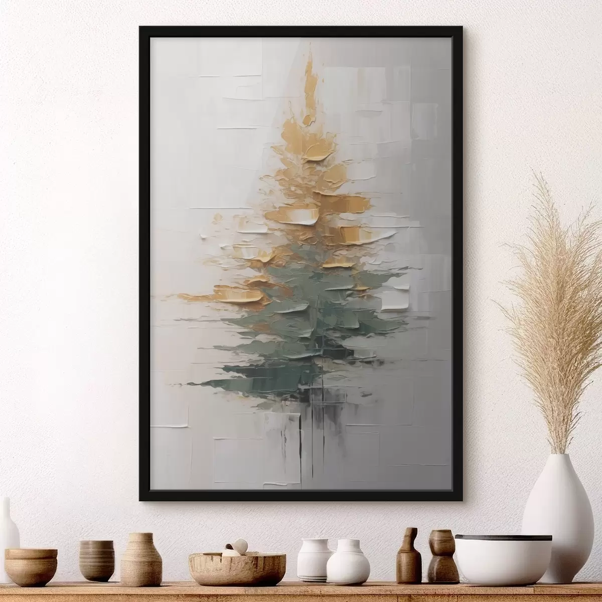 Poster Épinette abstraite f46570