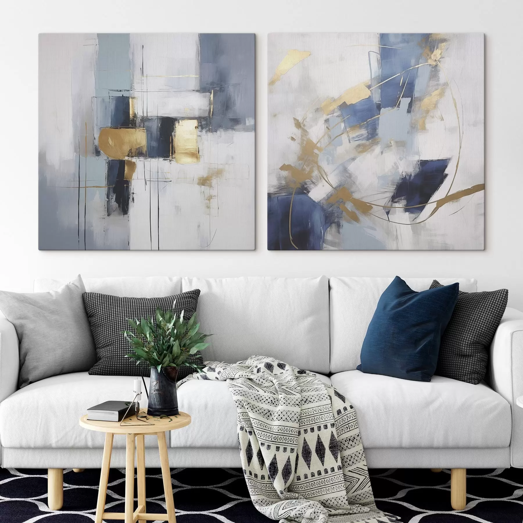 Tableau Abstraction moderne m00947