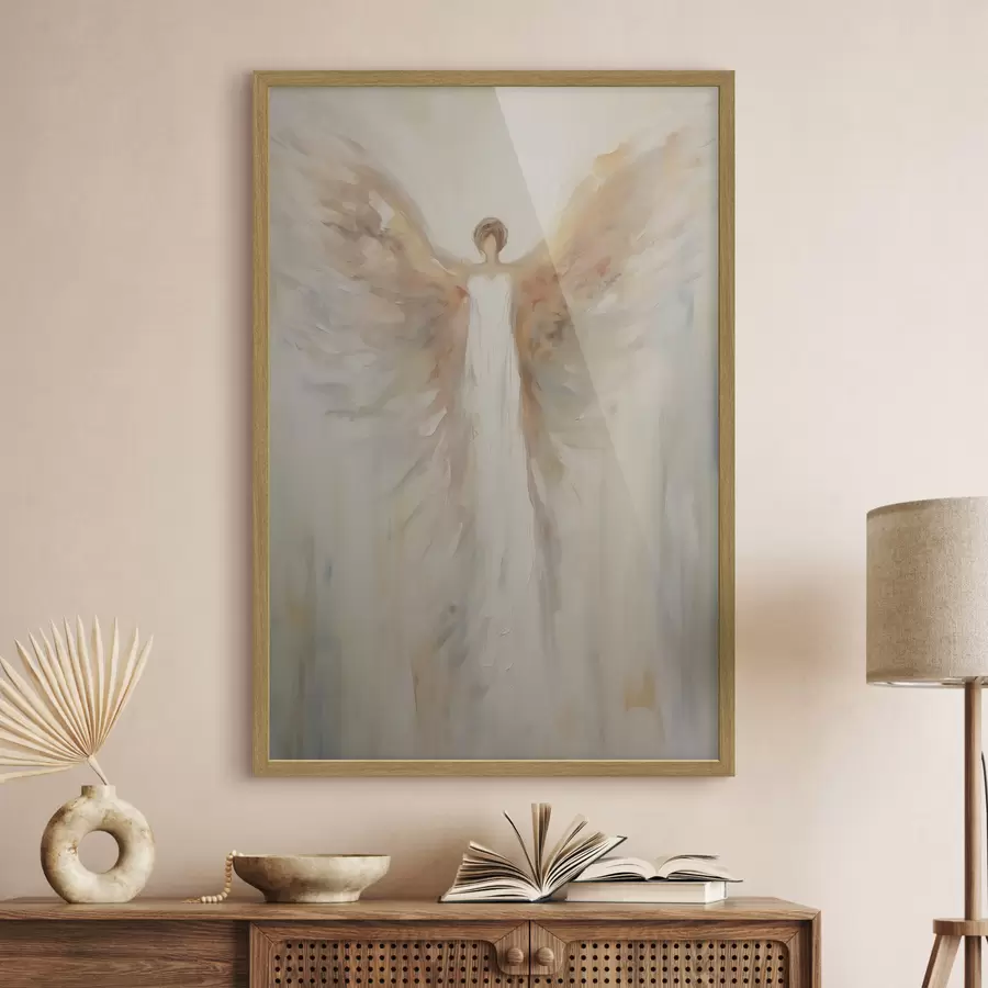 Papier peint Ange abstrait f46568