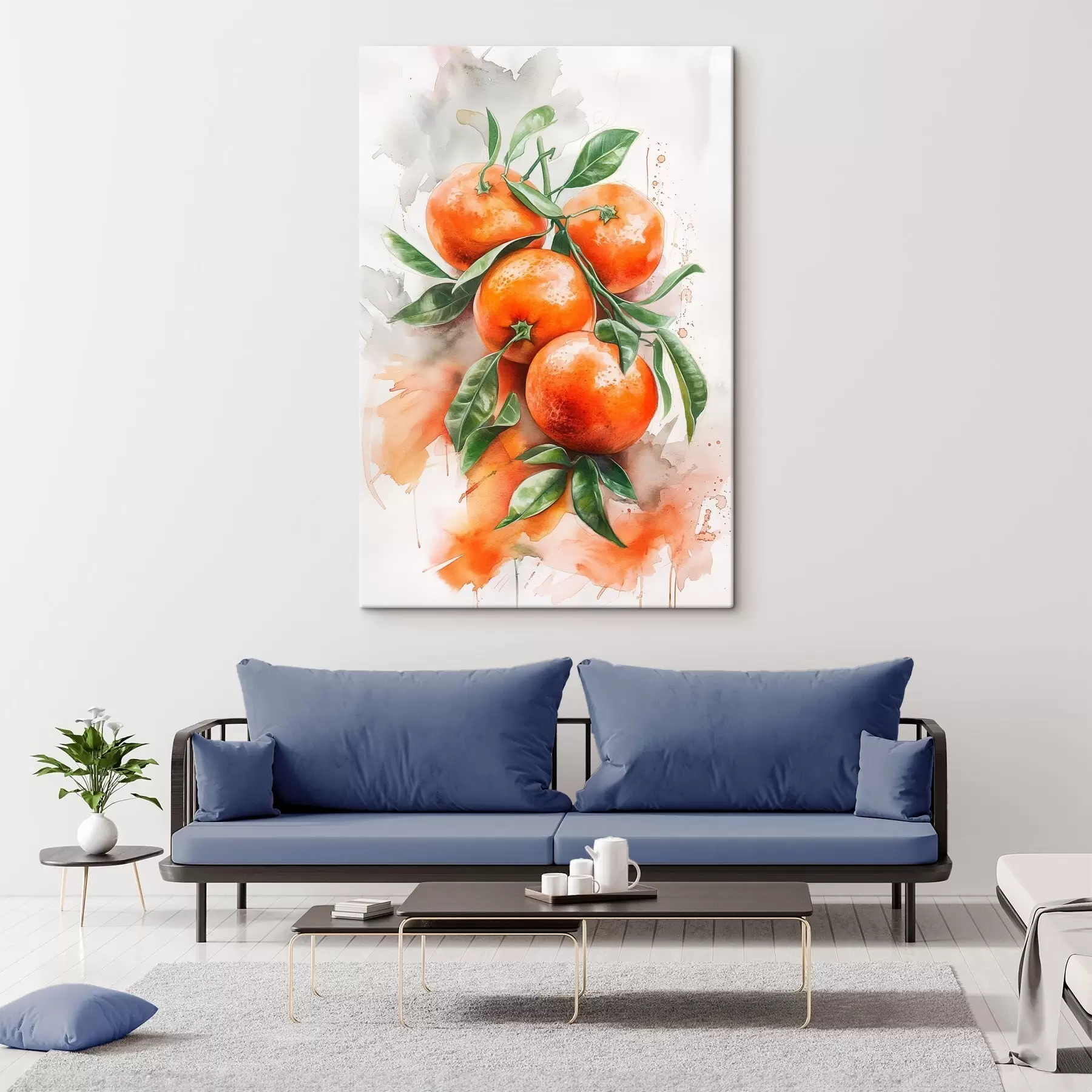 Papier peint Mandarines mûres s46586