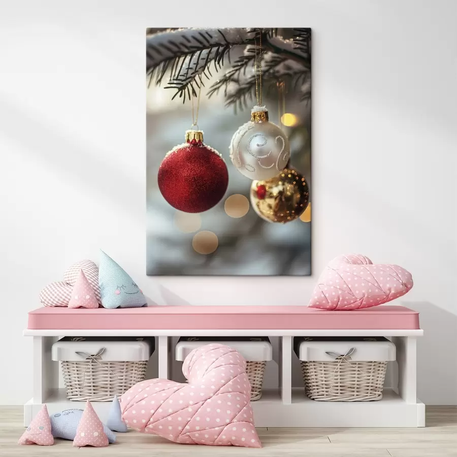 Tableau boules de Noël s46588