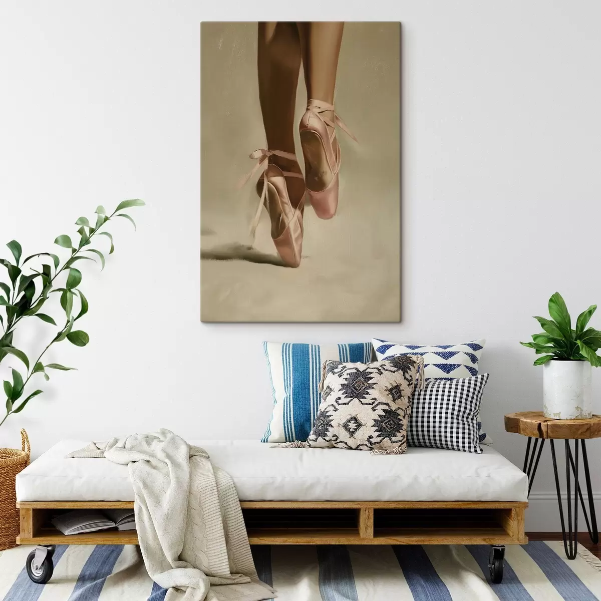 Tableau Pointes roses s46597