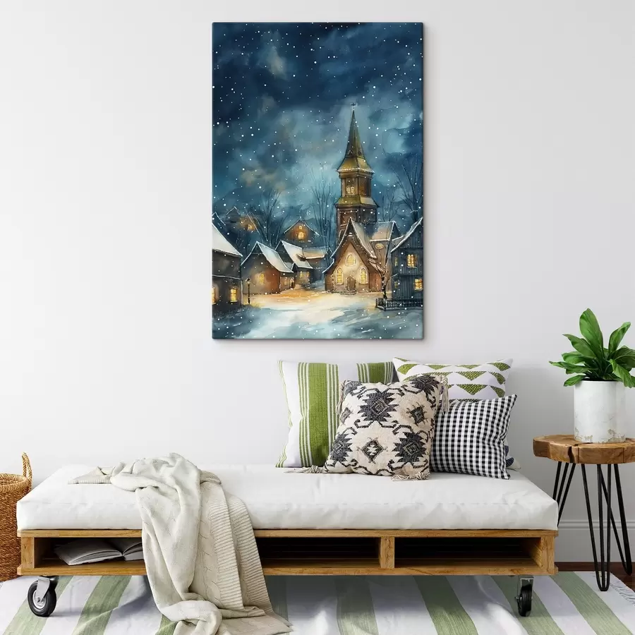 Tableau Rue en hiver s46599