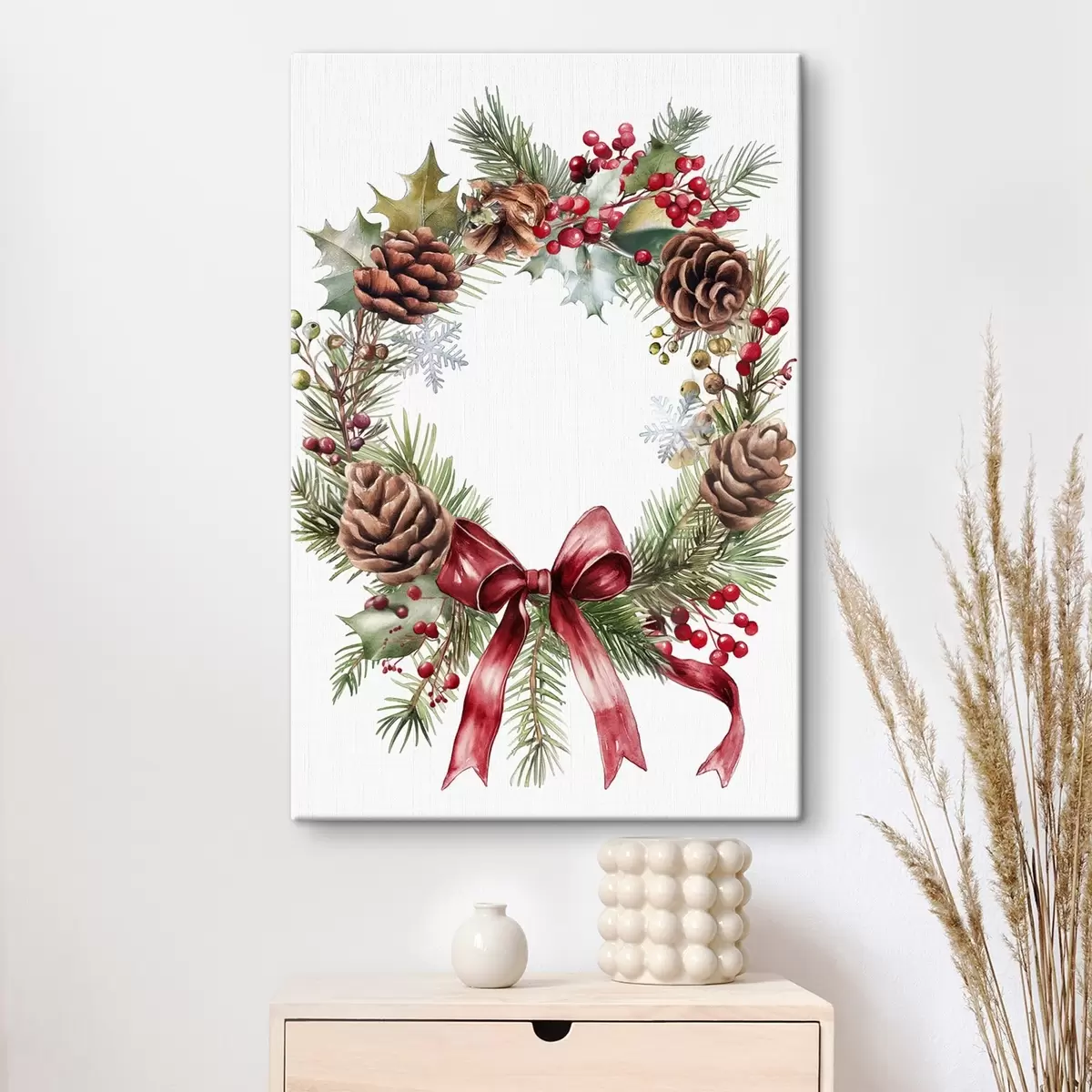 Tableau Couronne de Noël s46601
