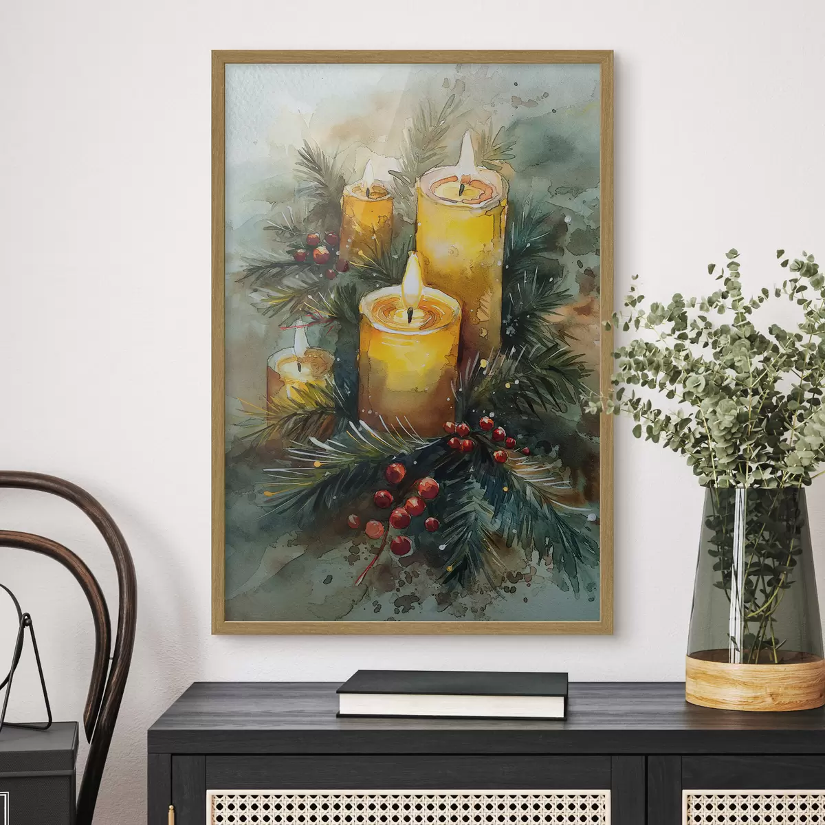 Poster Bougies de Noël f46585