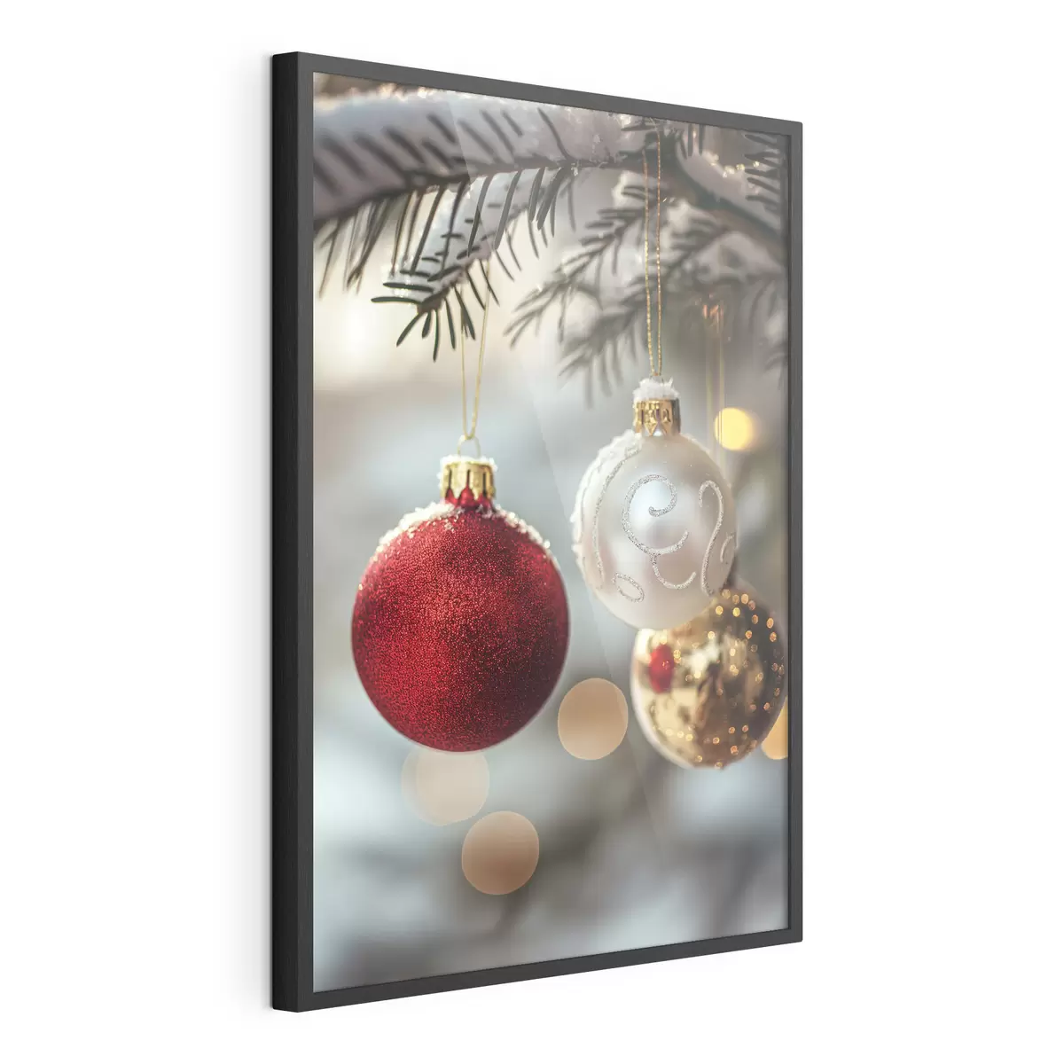 Poster boules de Noël f46588
