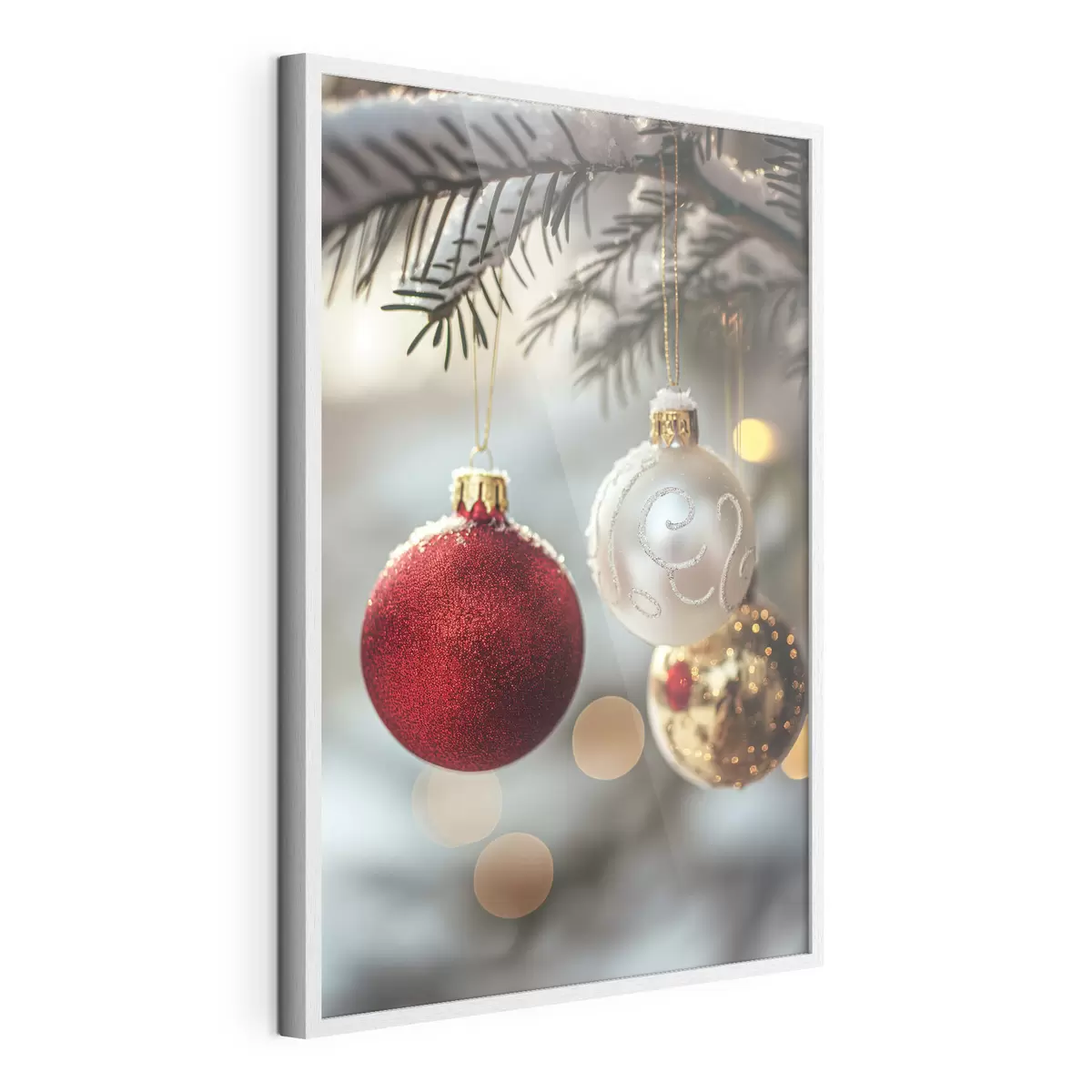 Poster boules de Noël f46588